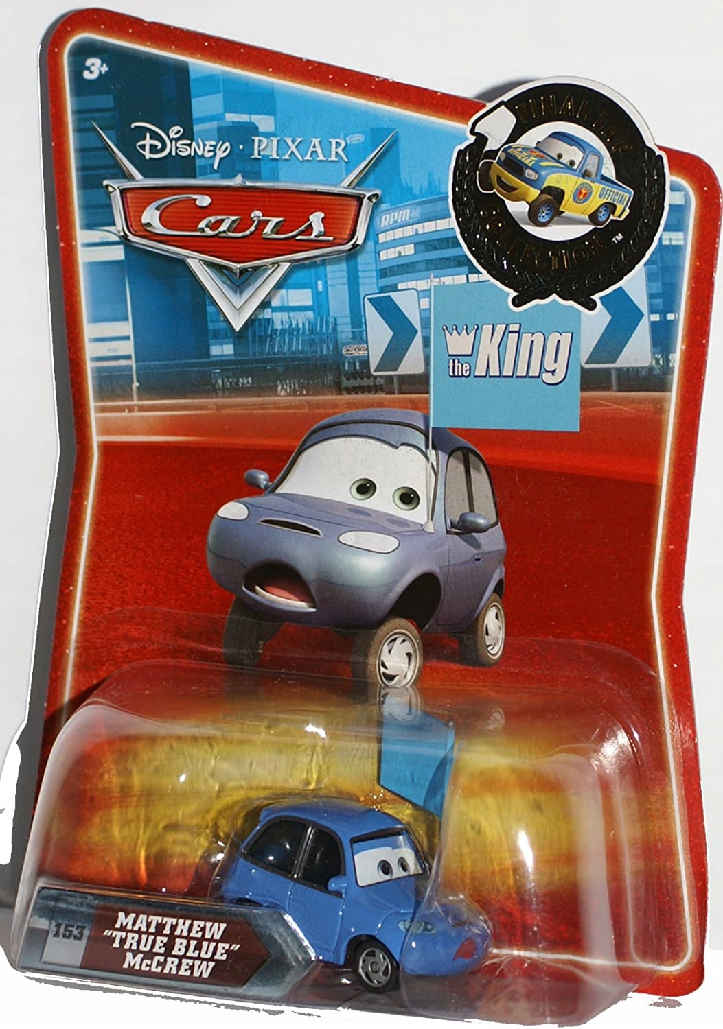 MATTHEW TRUE BLUE Fan Kinga Króla Disney Auta Cars