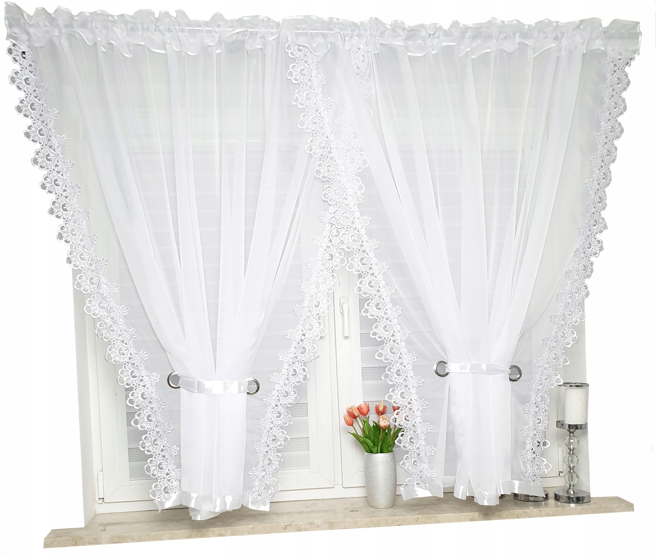 

Firana gotowa Firany 150x400 cm Firanki z gipiura