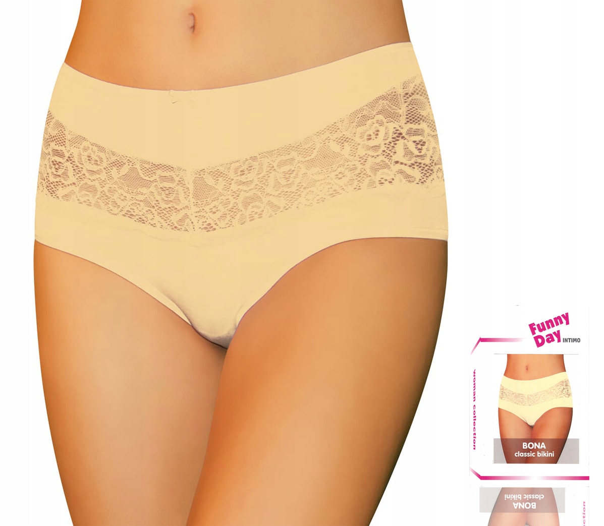 

Bona beżowe Funny Day mini bikini M