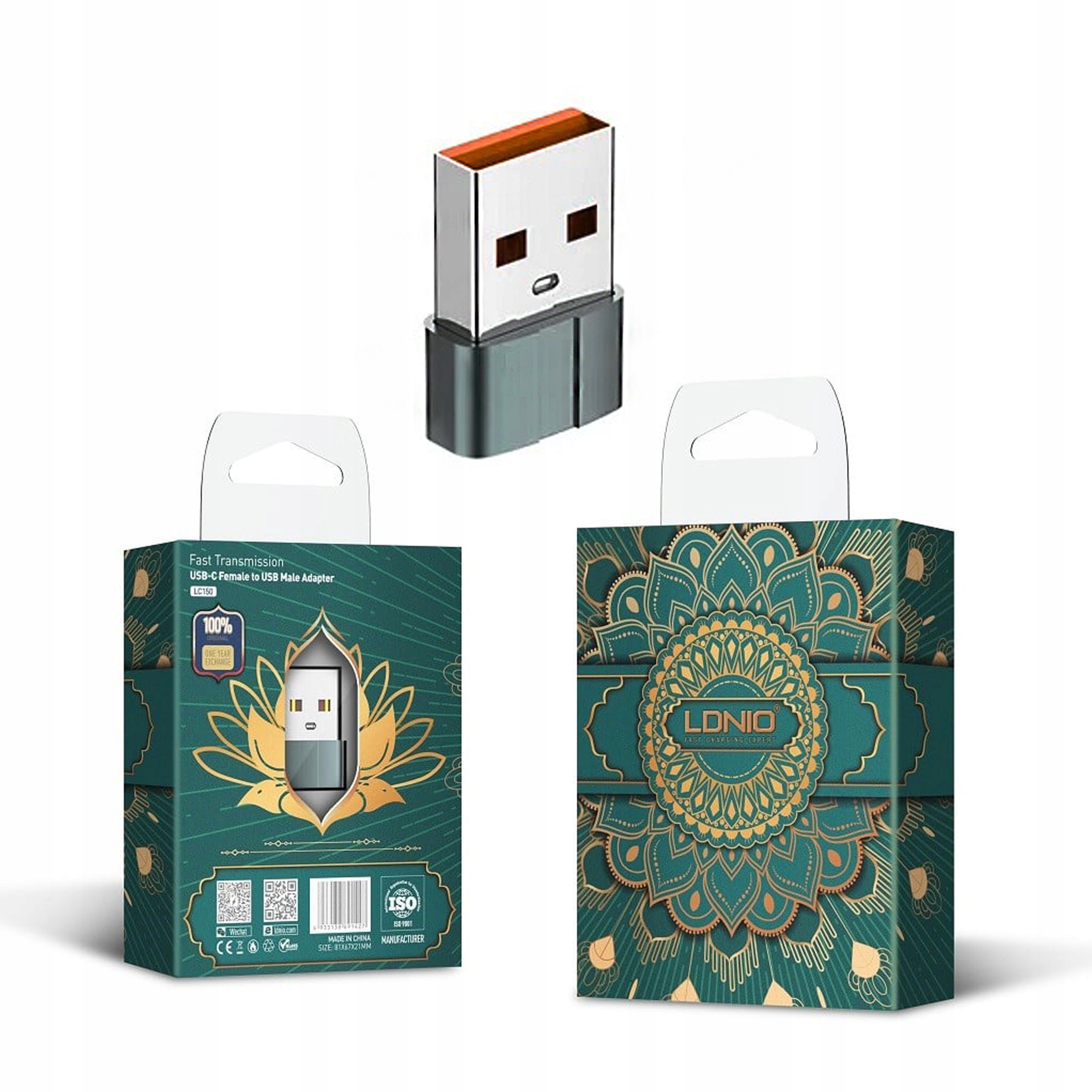 

Adapter Przejściówka Usb-a Na Usb-c Ldnio LC150