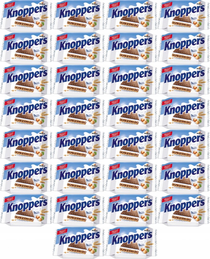 Knoppers Wafle z kremem Orzechowym 120 Sztuk x 25g