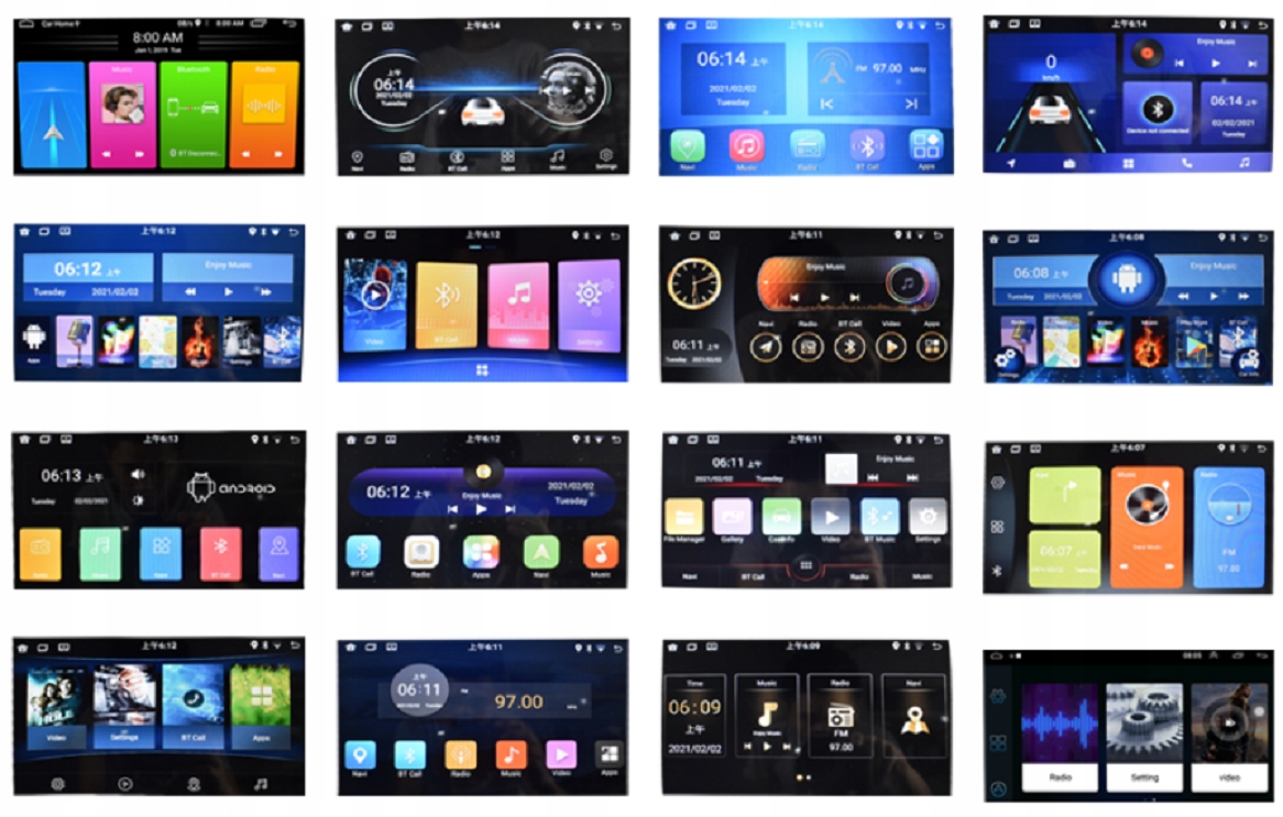 Radio Samochodowe 2 DIN 7" Android Volkswagen Skoda Seat CarPlayAndroidAuto Model HGM 9/2/32/DSP/IPS