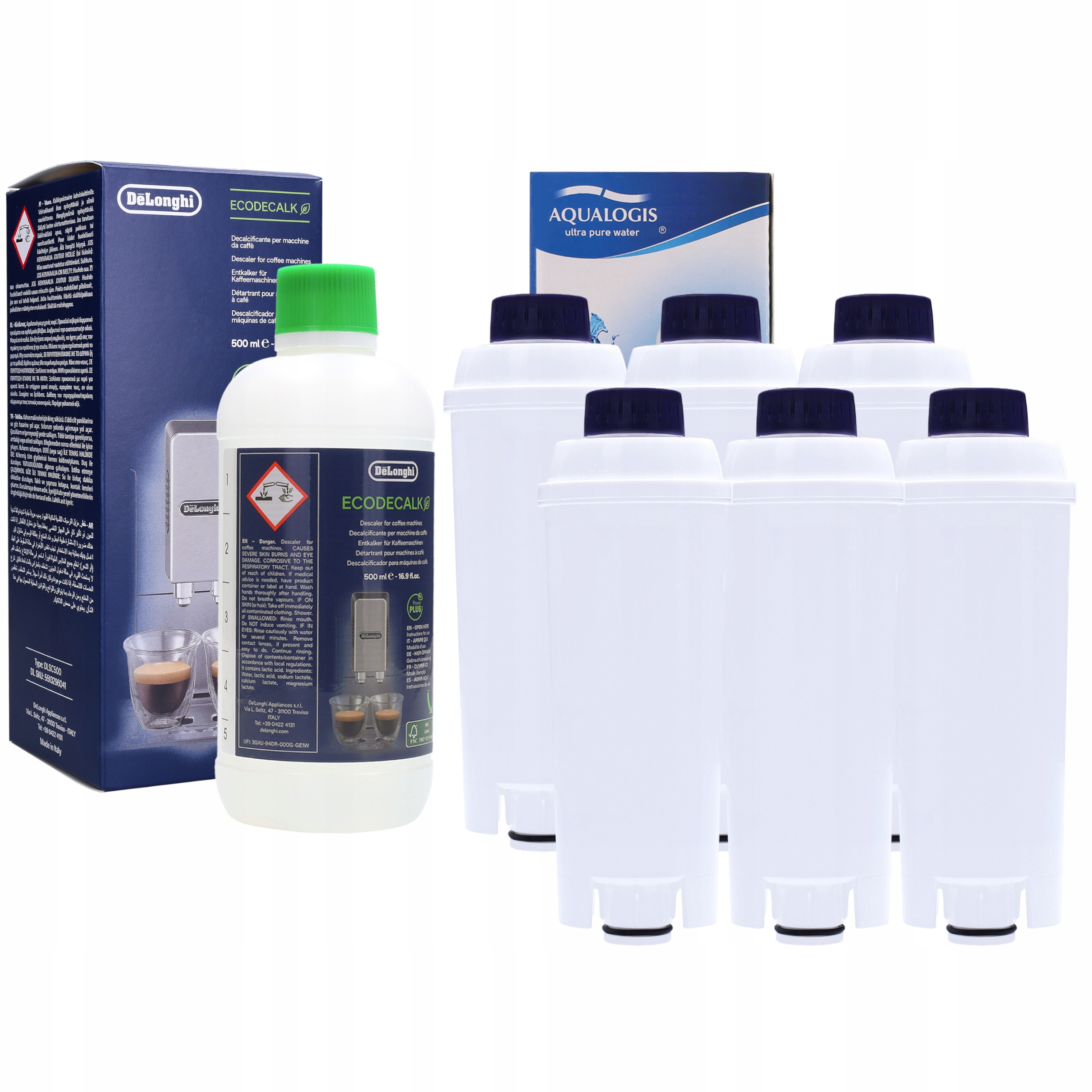 Odkamieniacz Delonghi do ekspresu 6x AL-S002 filtr do Delonghi Magnifica