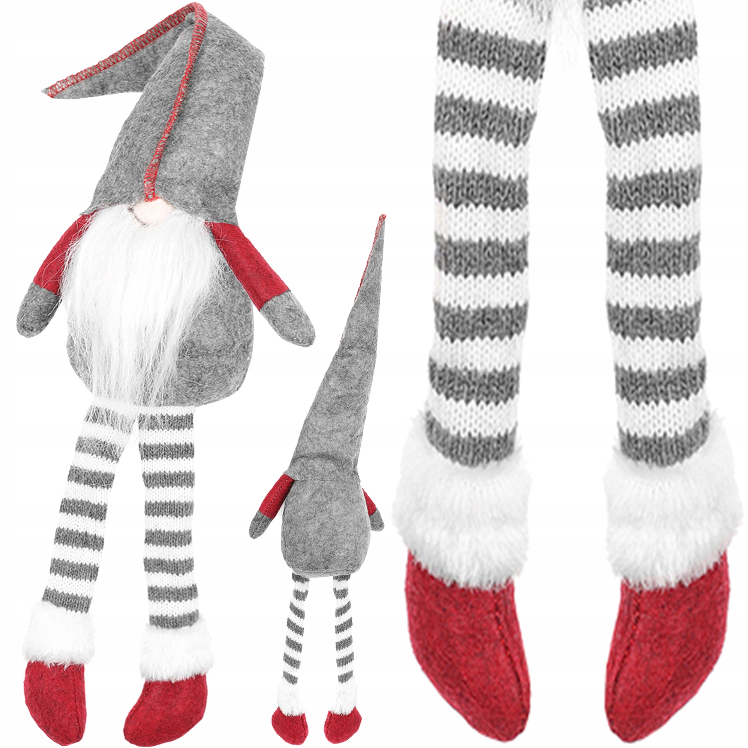 

Mikołaj Skrzat Krasnal Duży 50cm Gnom pod Choinkę