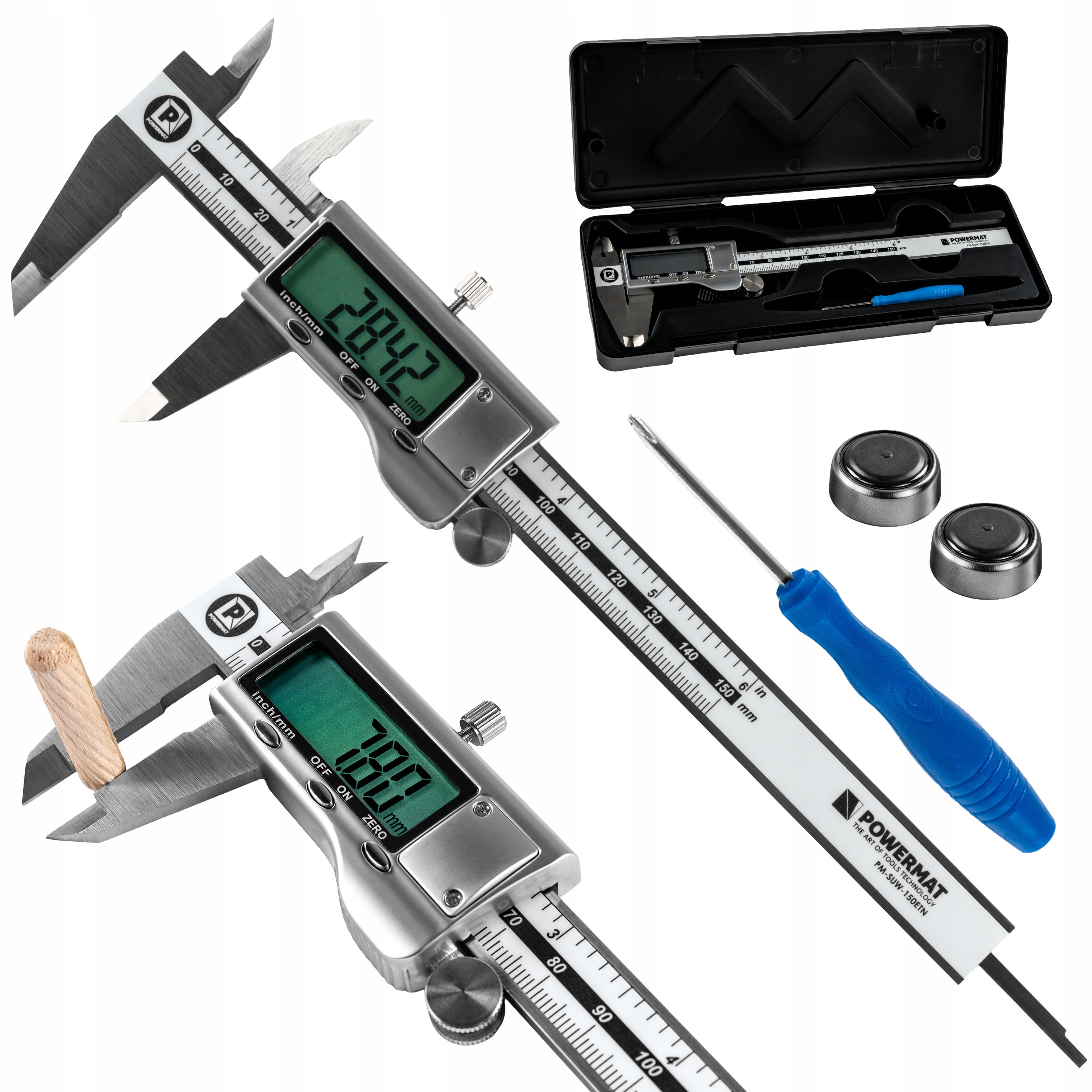 Suwmiarka elektroniczna Powermat 150 mm