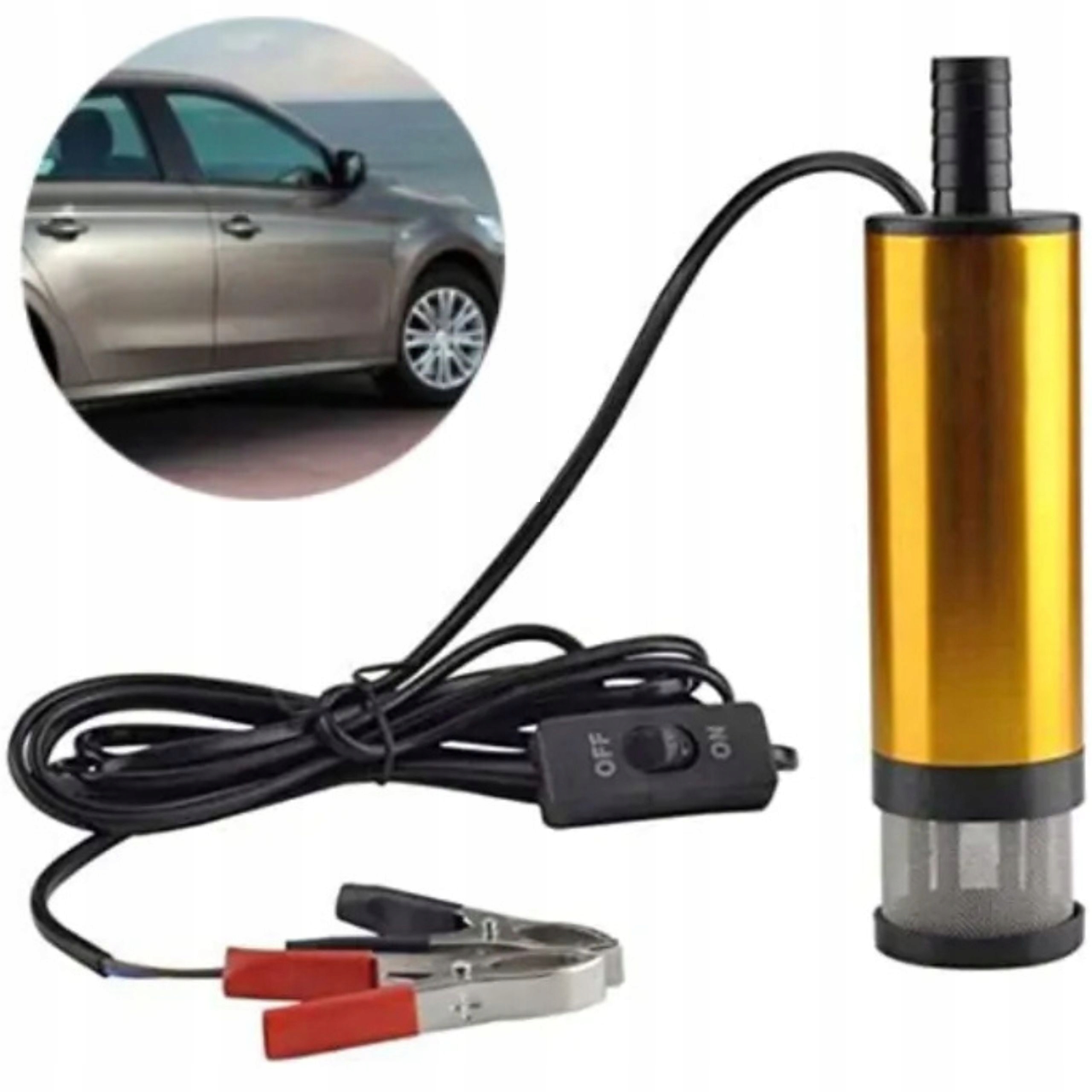 Elektryczna Pompka Do Spuszczania Wody Ropy Oleju Pompa Filtr 12V