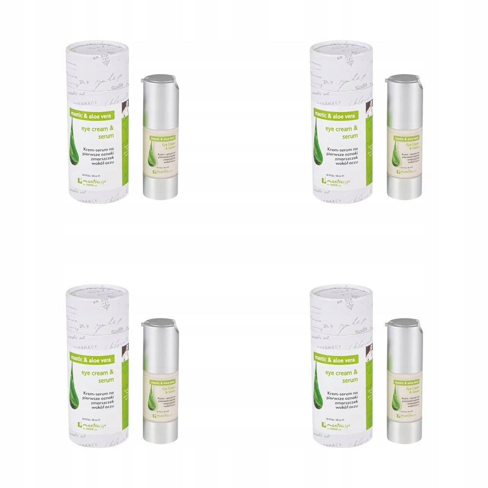 Mastic-Spa Aloe Eye Cream & Serum Krém pod oči proti vráskám sada 4 ks