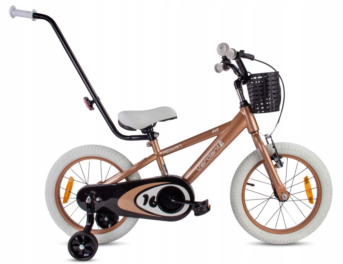 Rower Verdant Rowan 16 Cali Cappucino 0302732 Z Pchaczem Kółka Boczne