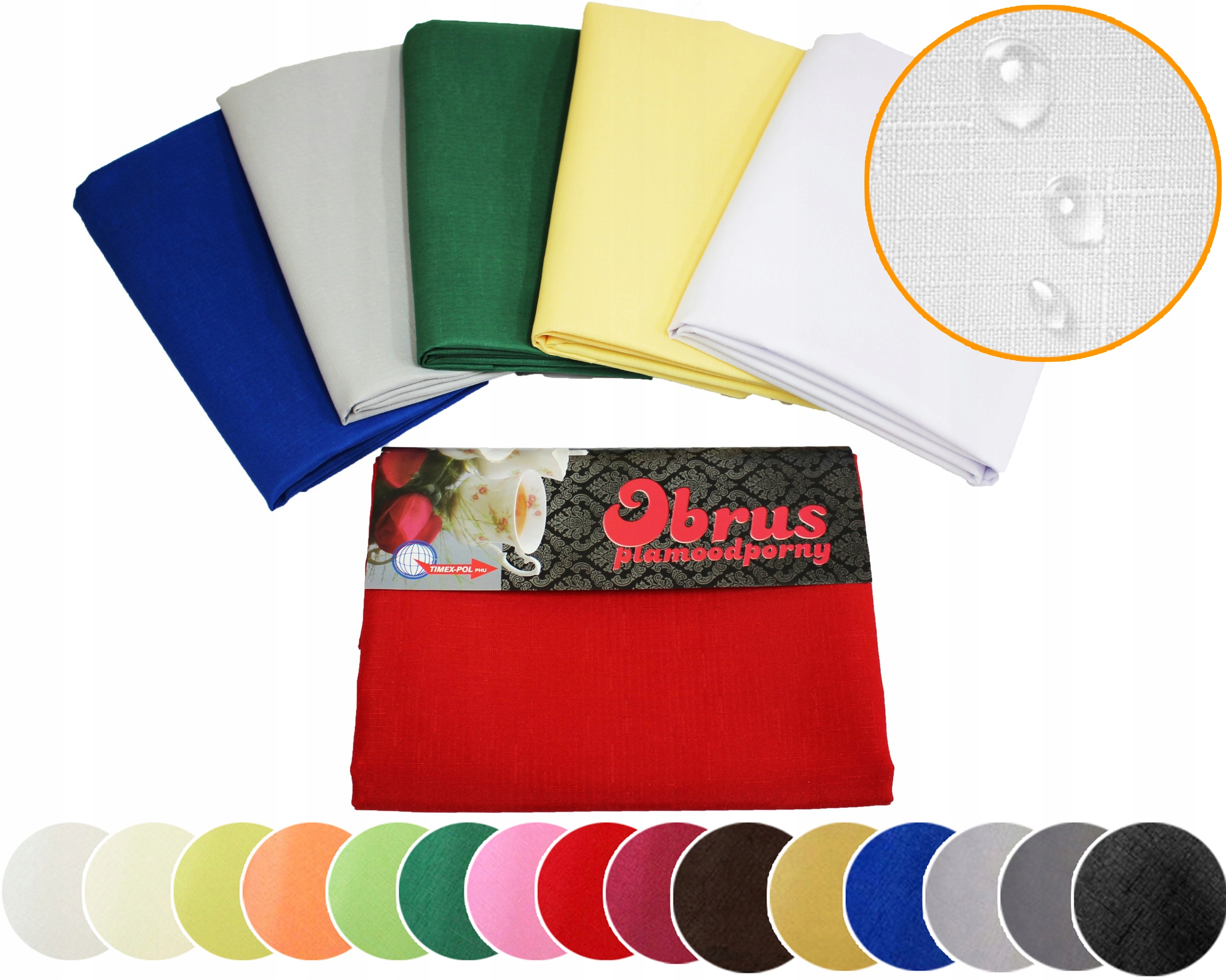 Obrus Plamoodporny 150x350 Obszyty Na Stół Ławę Premium