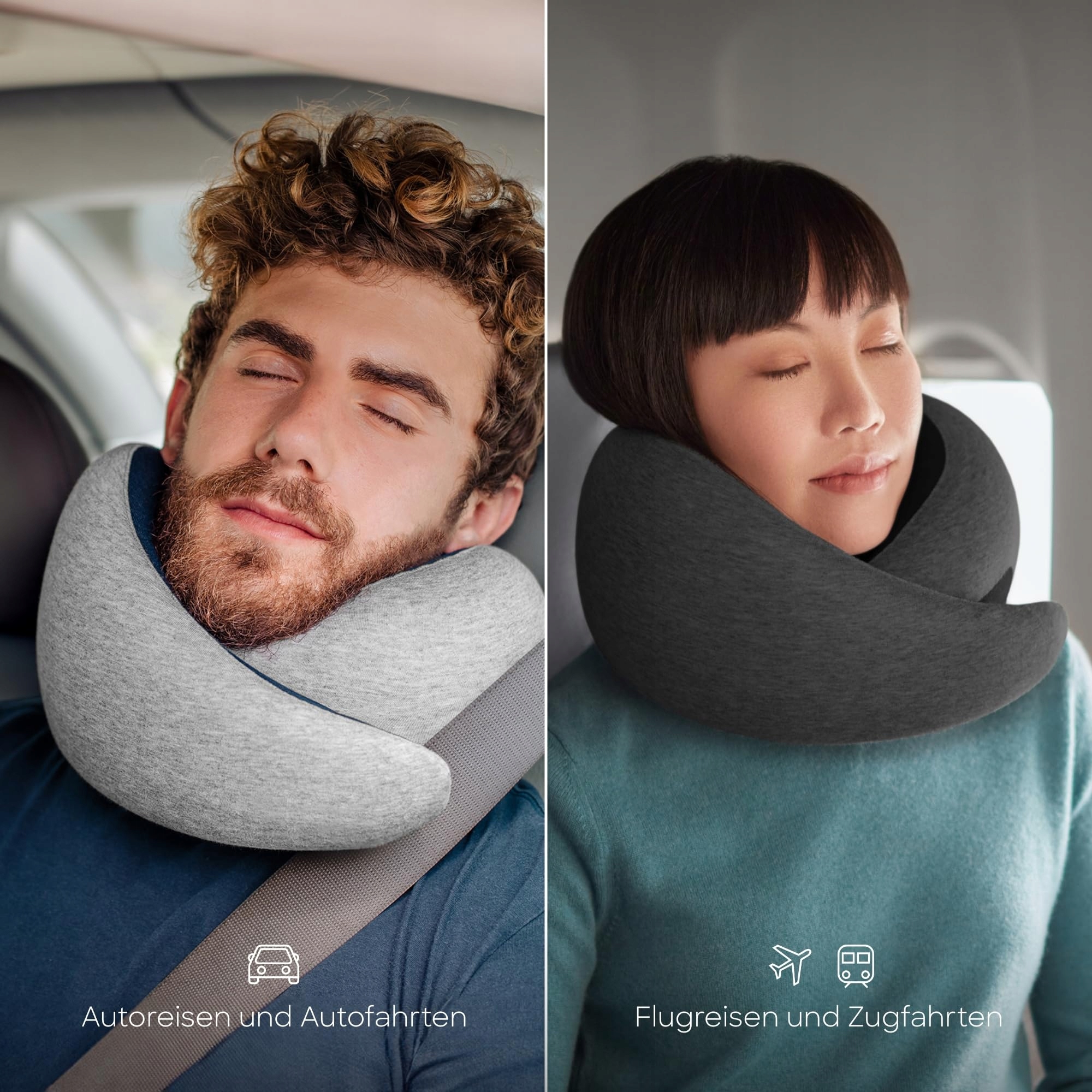 OSTRICHPILLOW Go Poduszka Na Szyję Z Pianką Memory Ergonomiczny Design — miniatura 6
