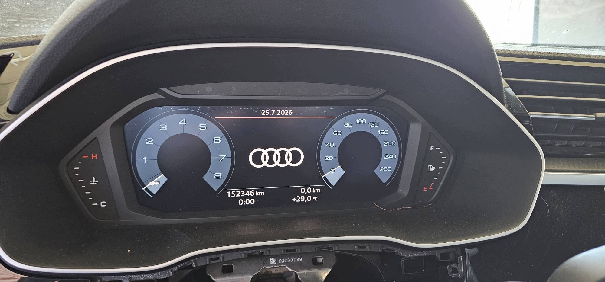 dials clock 83A920800 AUDI Q3 II 83A