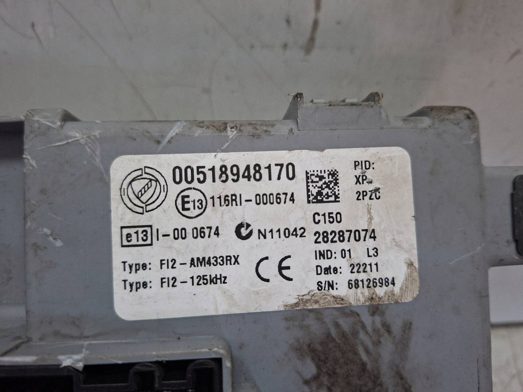 module control unit KOMFORTU BCM 518948170 00518948170 FIAT DOBLO II