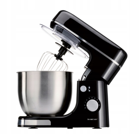 Kuchyňský robot SilverCrest Skm 650 B2, 650 W pro míchání, šlehání, černý