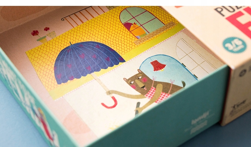 AB49 Puzzle Londji chcę być strażakiem strażak 36 Nazwa Fireman