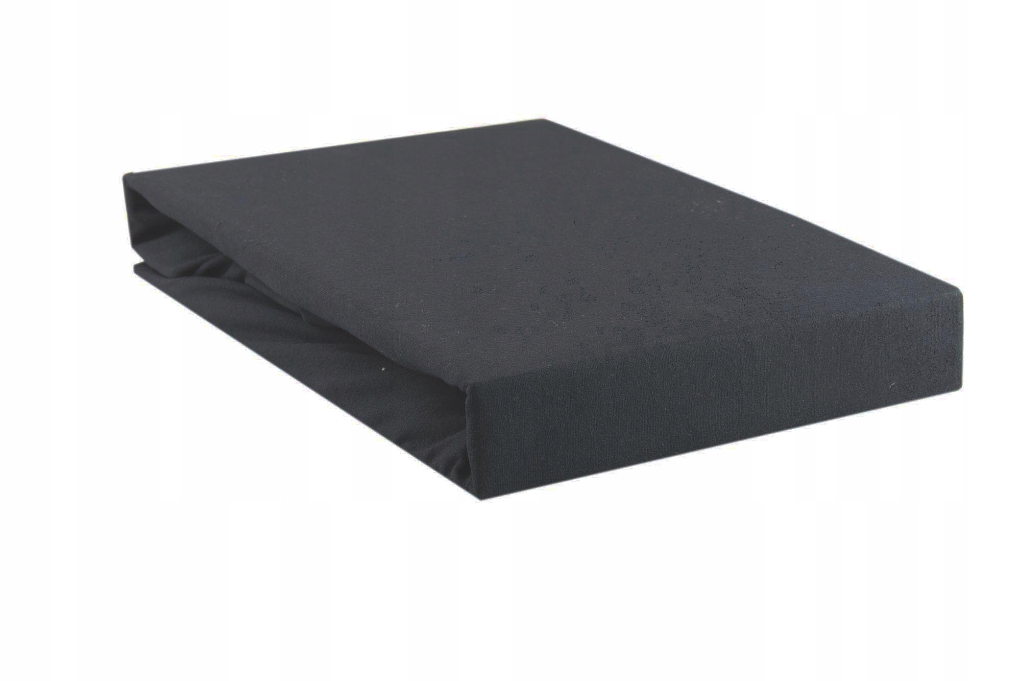 

Prześcieradło Jersey z Gumką 140x200 Czarne