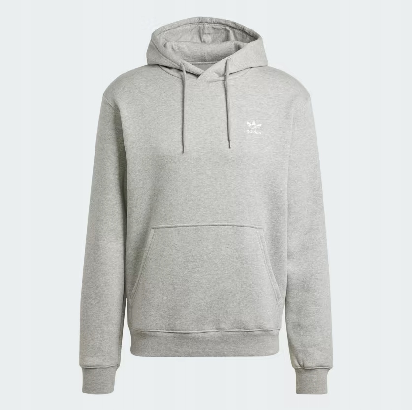 Bluza Z Kapturem Trefoil Essentia IM4525 Szara XL