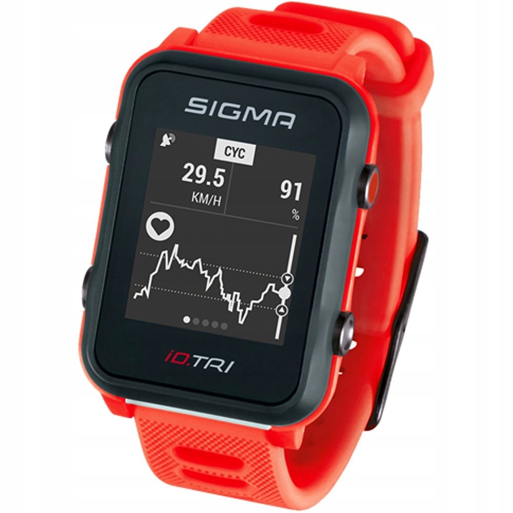 Sigma iD.Tri Zegarek triathlon pulsometr GPS 2020 - 24230 - 8515944051 - Allegro.pl