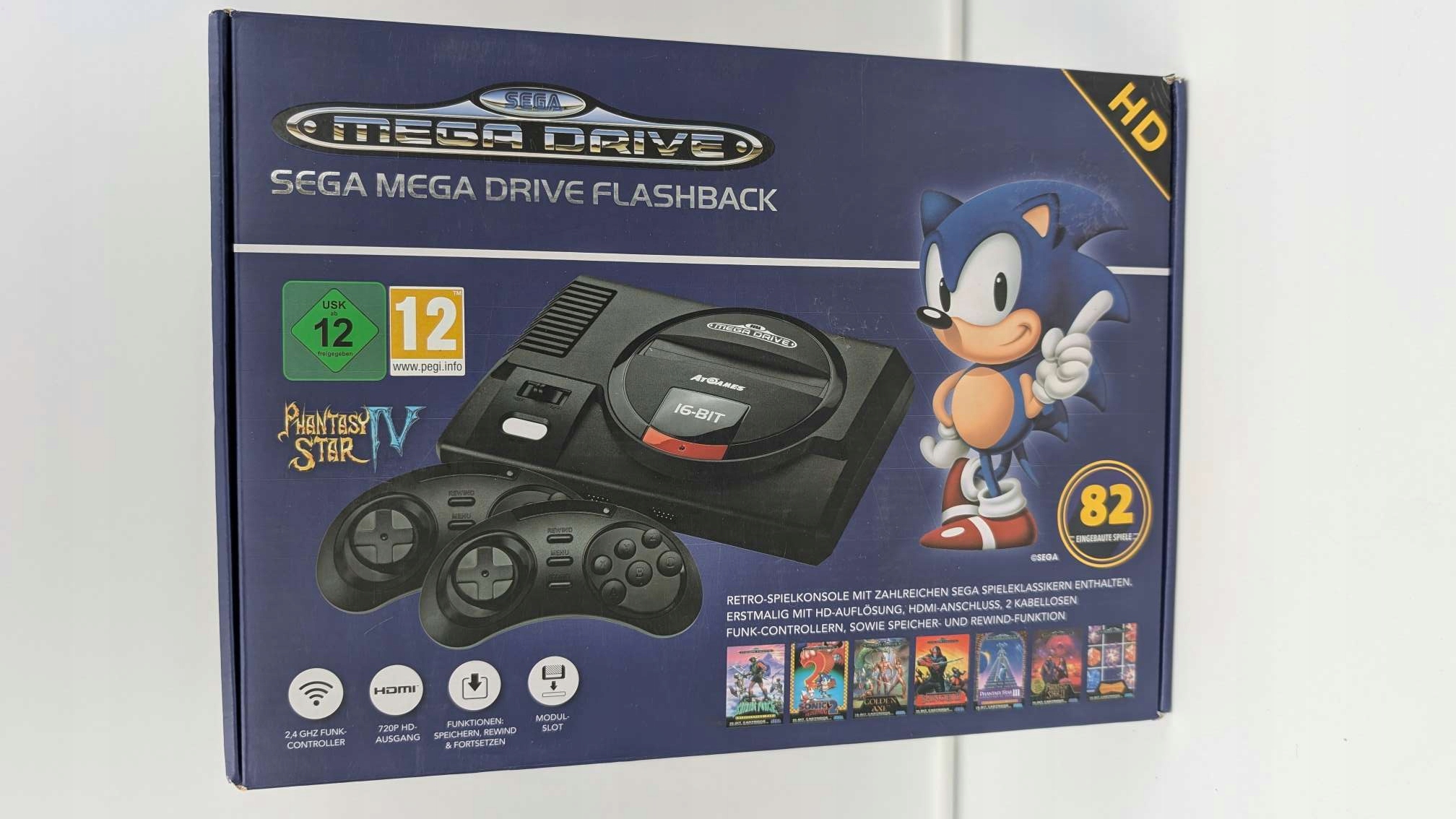 Konsola SEGA MEGA DRIVE 85 GIER FLASHBACK