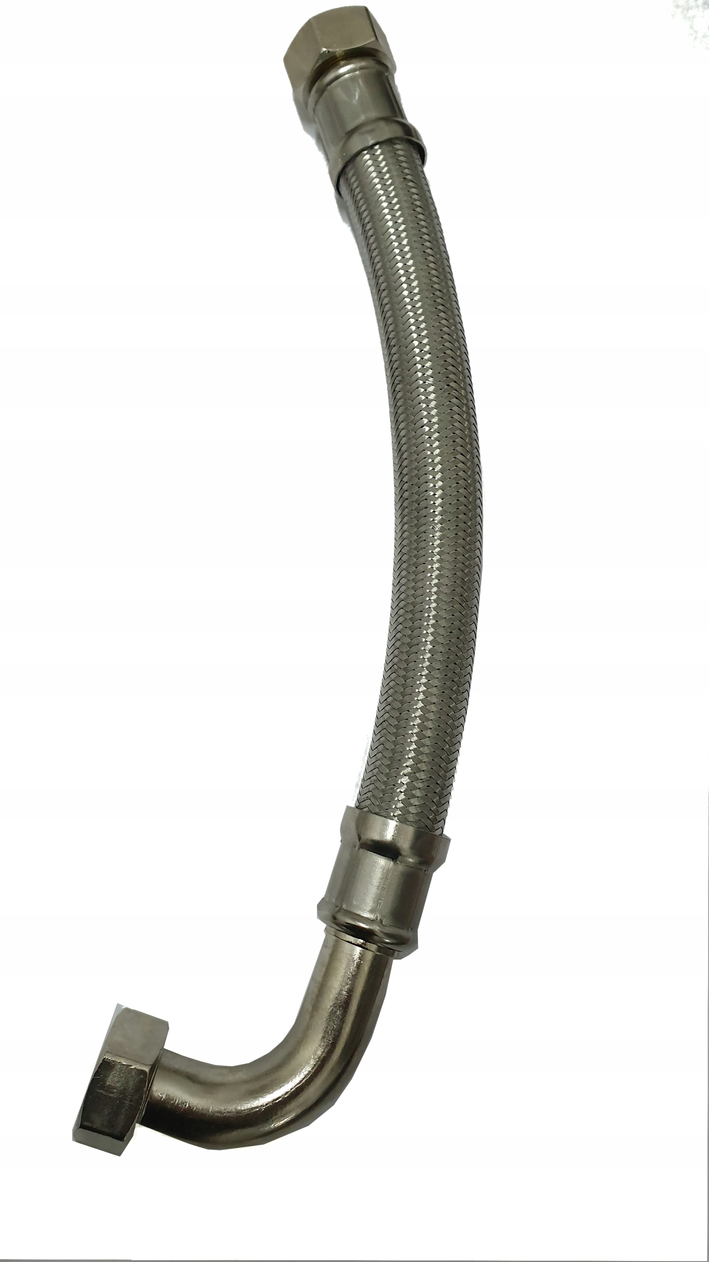 wąż przyłączeniowy 1cal TERA kątowy 55cm