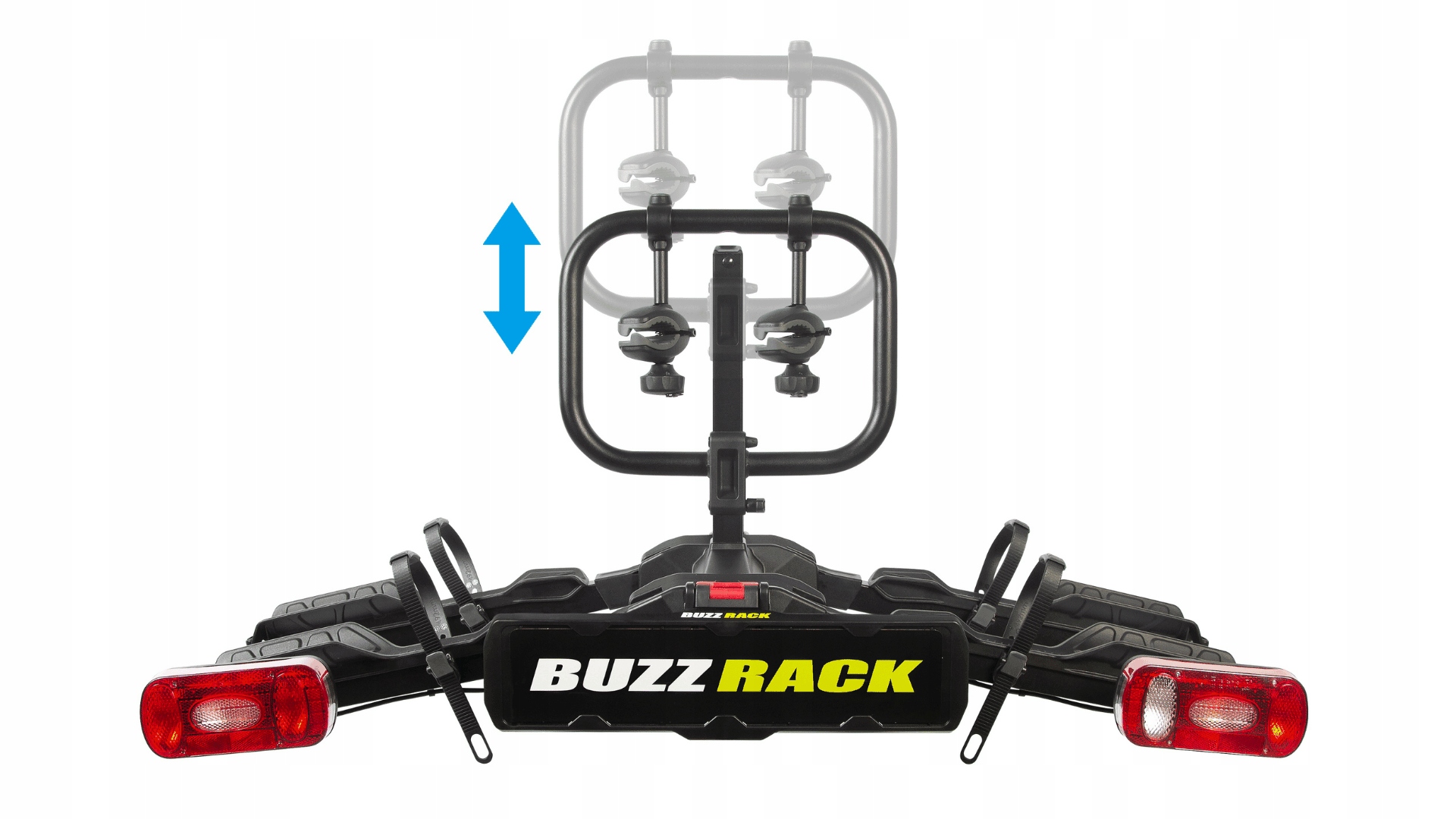 BuzzRack Scorpion Lite 2 – skladací nosič na hák pre 2 bicykle