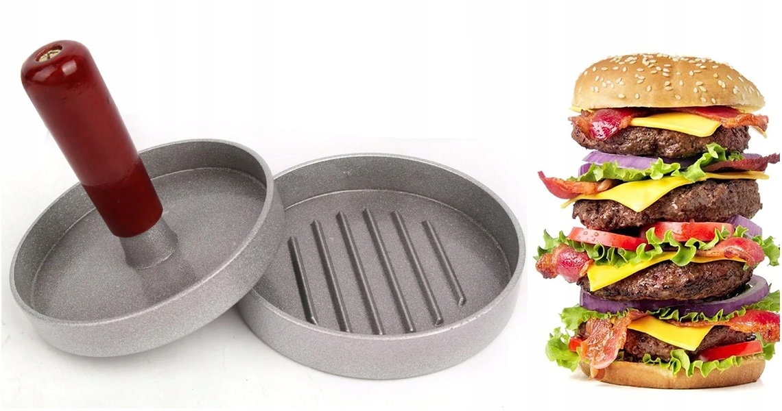 

Prasa Forma Do Burgerów Hamburgerów Kotletów Grill