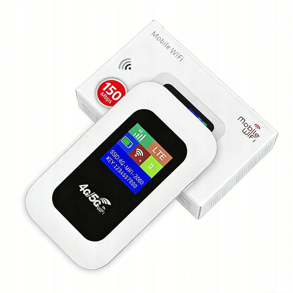 PRZENOŚNY ROUTER 4G LTE HOTSPOT WI-FI | MODEM BEZPRZEWODOWY Z SIM