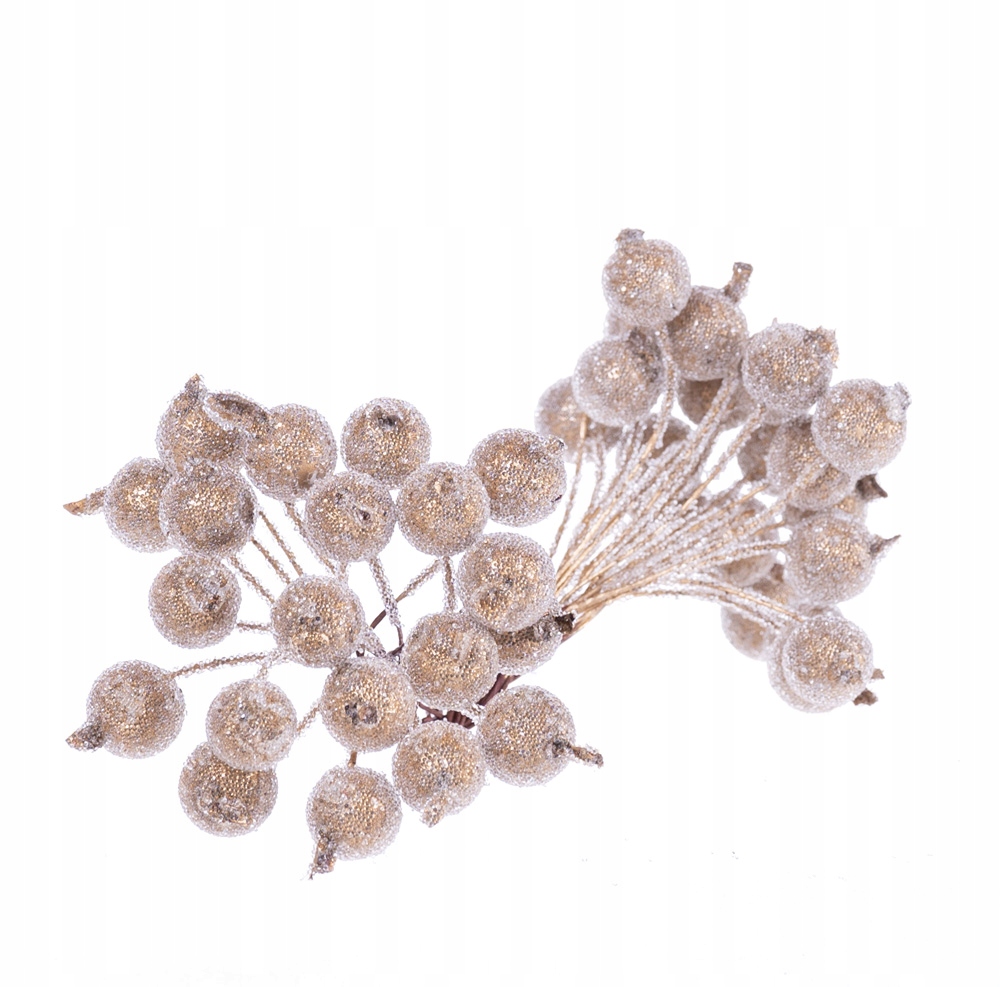 x40SZT OWOCE JARZĘBINKI POKRYTE LODEM DO STROIKÓW