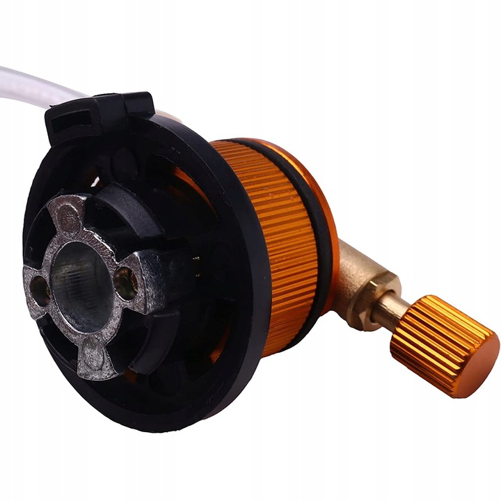 ADAPTÉR PRO PLNĚNÍ KARTUŠÍ Z PLYNOVÉ LÁHVE PROPAN LPG HADICE 60 CM Výrobce žádná značka