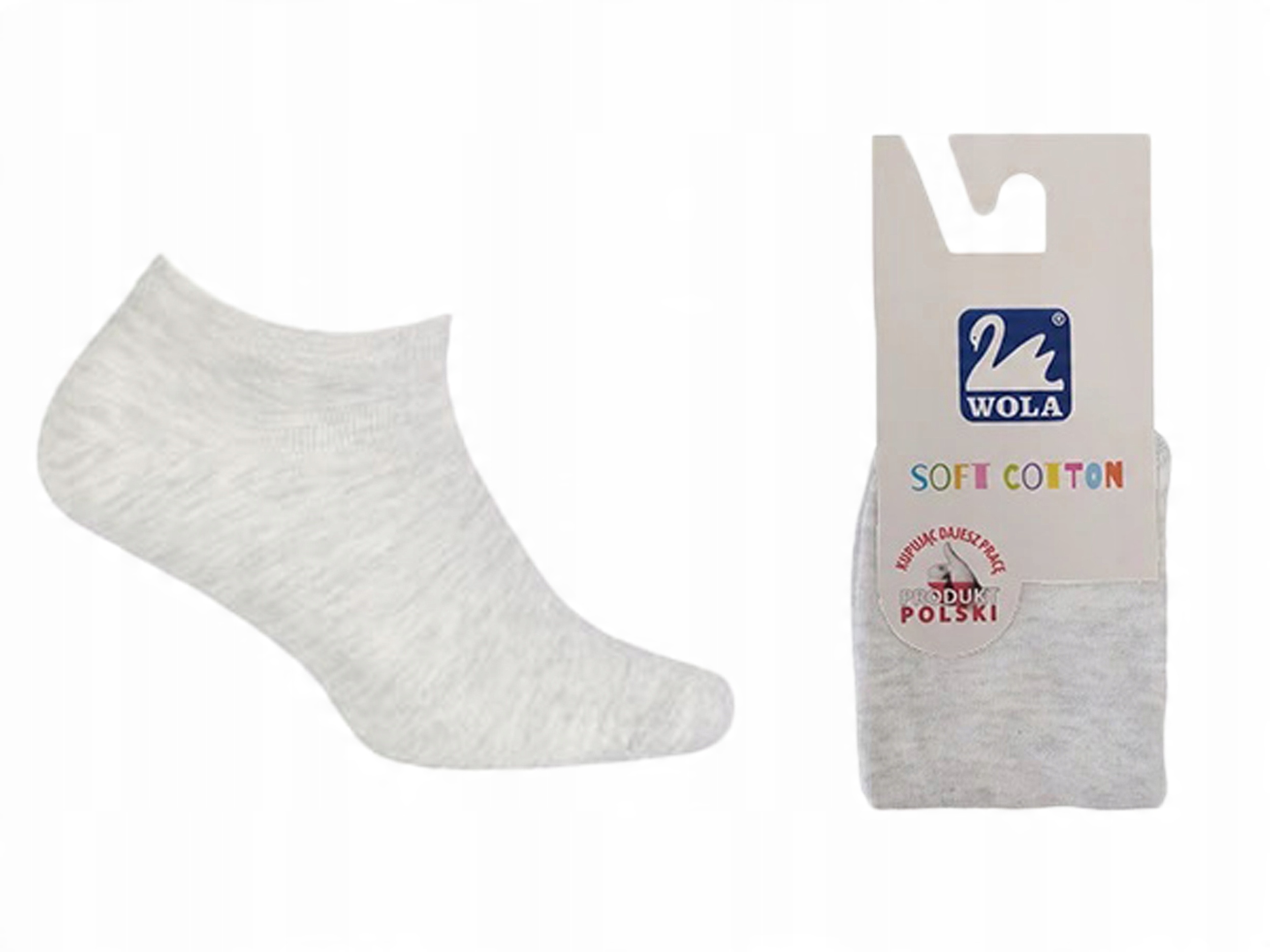 

Wola stopki dziecięce Soft Cotton szare 30/32