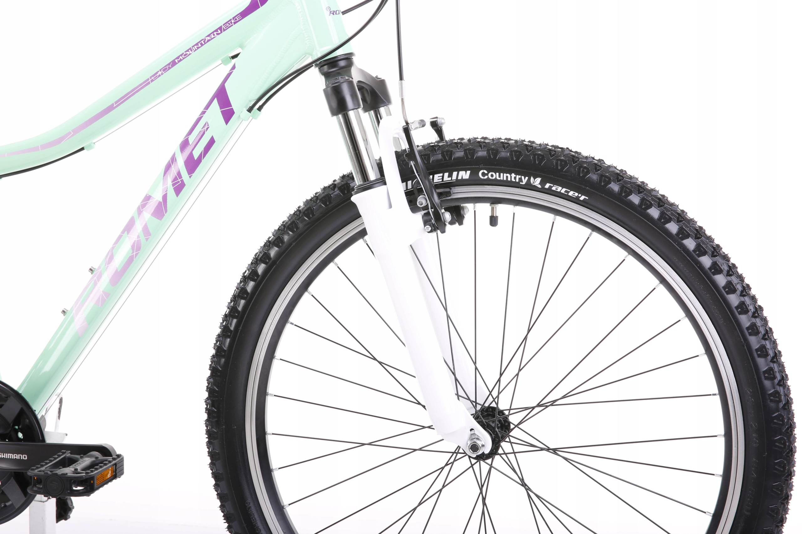 ROWER GÓRSKI MTB ROMET JOLENE 6.1 26 SHIMANO ALU OŚWIETLENIE STOPKA GRATIS Liczba biegów 21