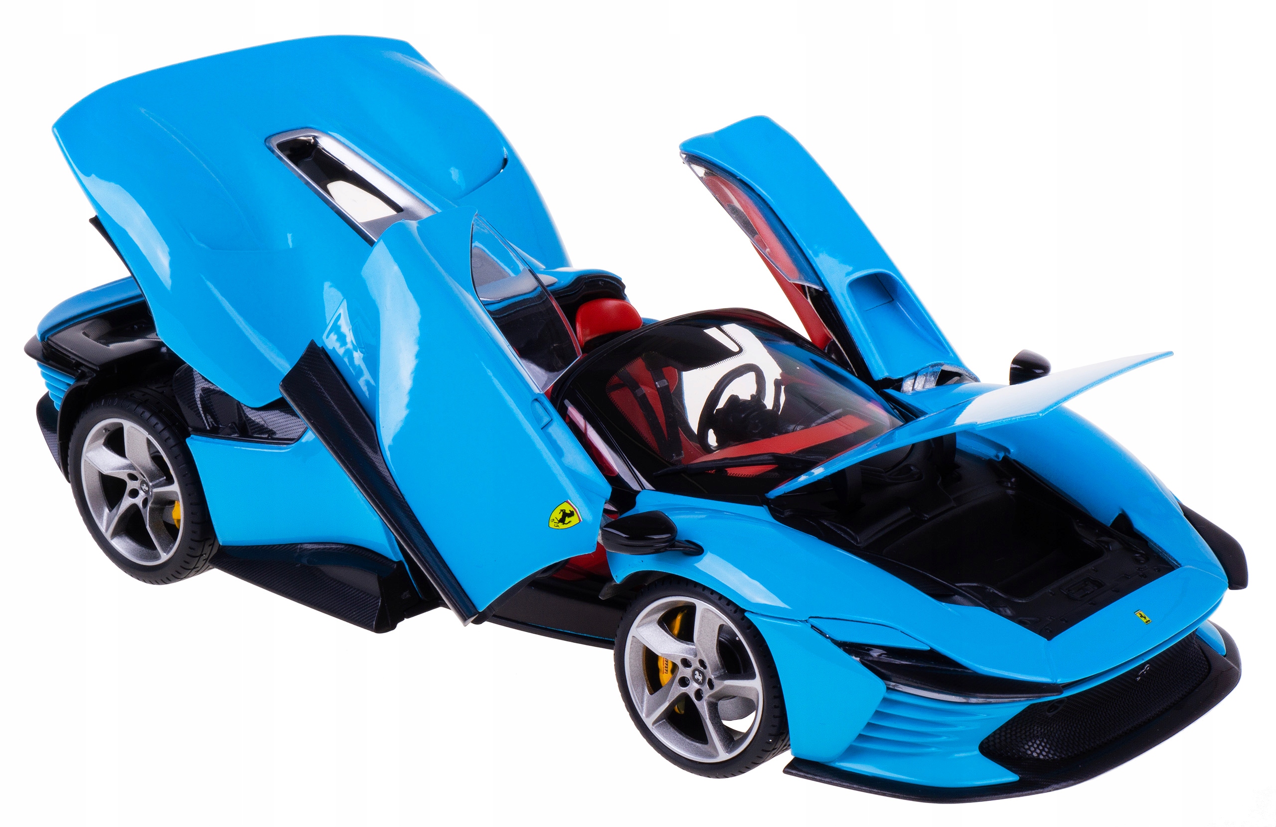 Ferrari Daytona SP3 Model Kovový Bburago 1:18 Modrý 16912