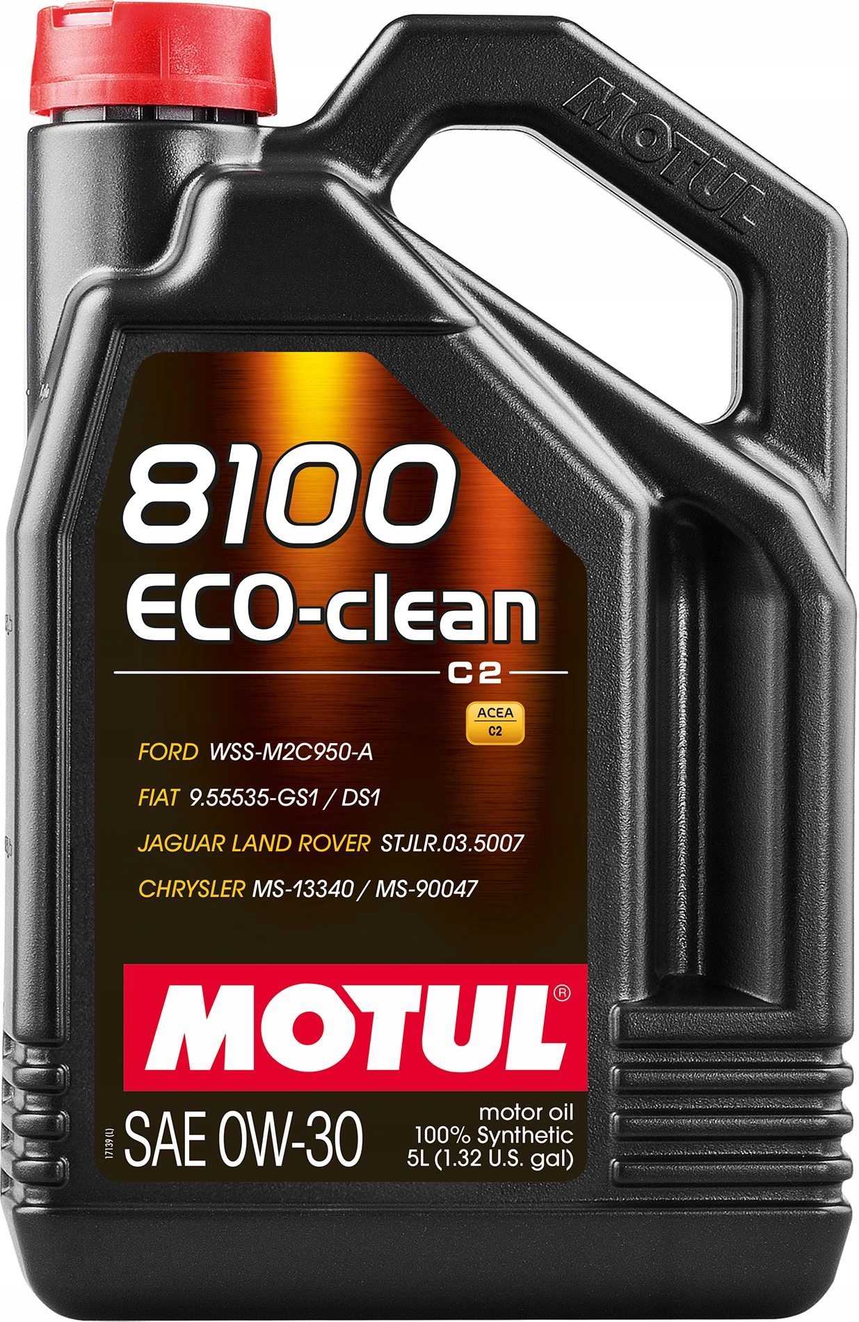 OLEJ MOTUL 0W30 5L 8100 ECO CLEAN DPF / C2 / SN / WSS M2C 950-A / 9.55535-G