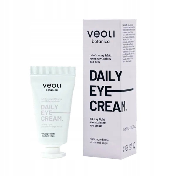 Veoli Botanica Daily Eye Cream, celodenní lehký hydratační krém pod oči