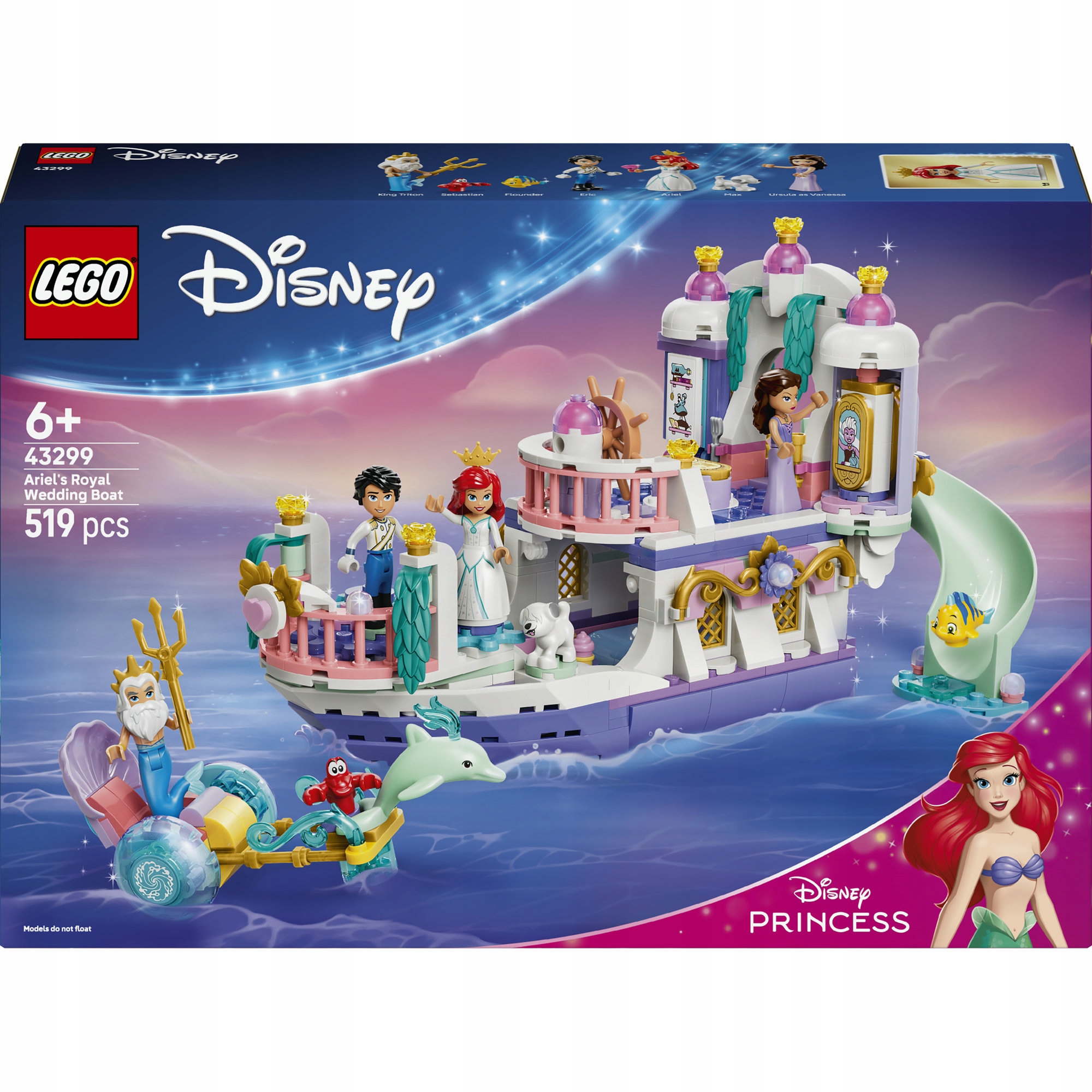 Lego 43299 Disney – Královská Loď Arielky