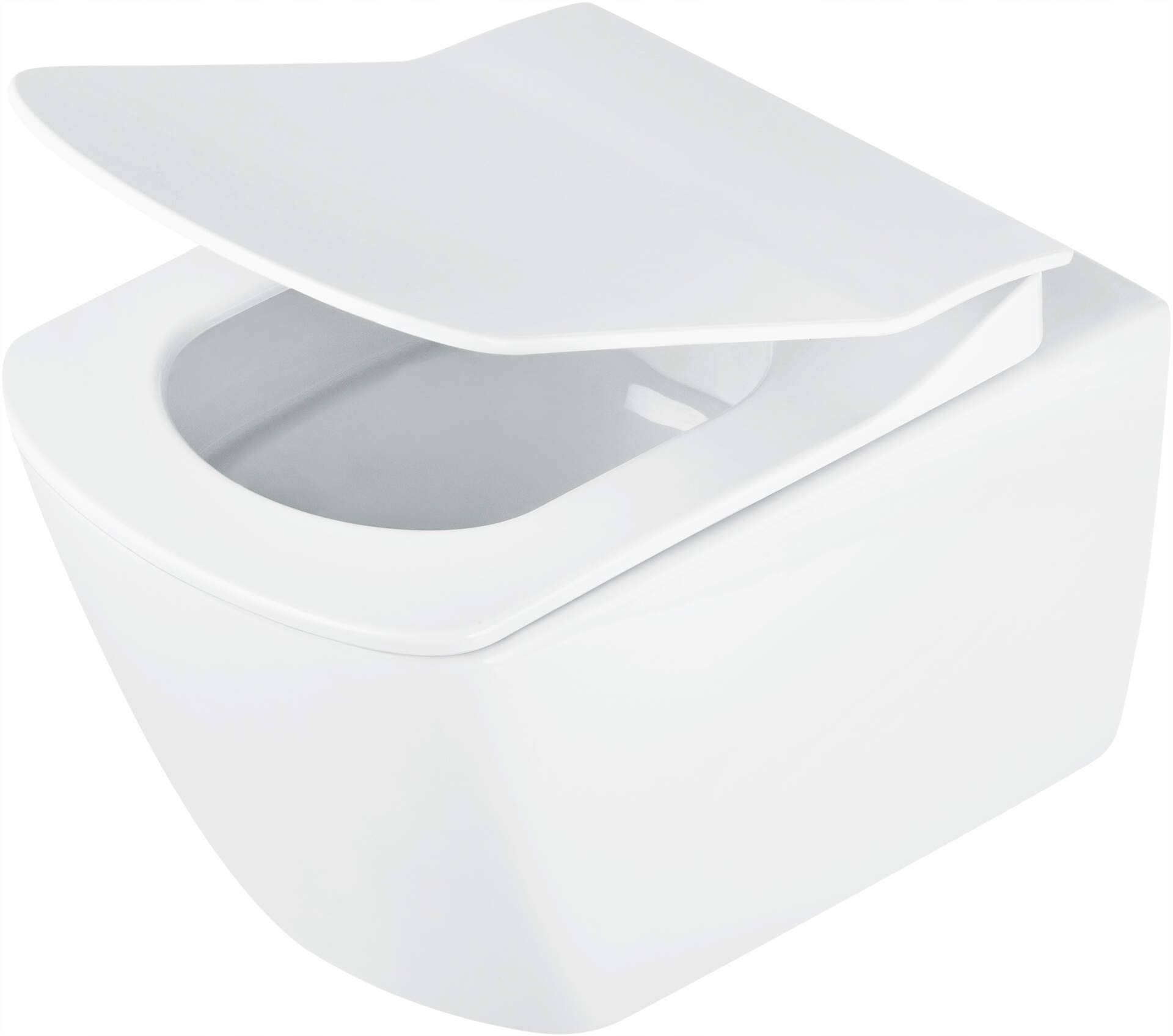 Deante Wc misa s doskou, bezokrajová (rimless) Anemon biela CDZD6ZPW