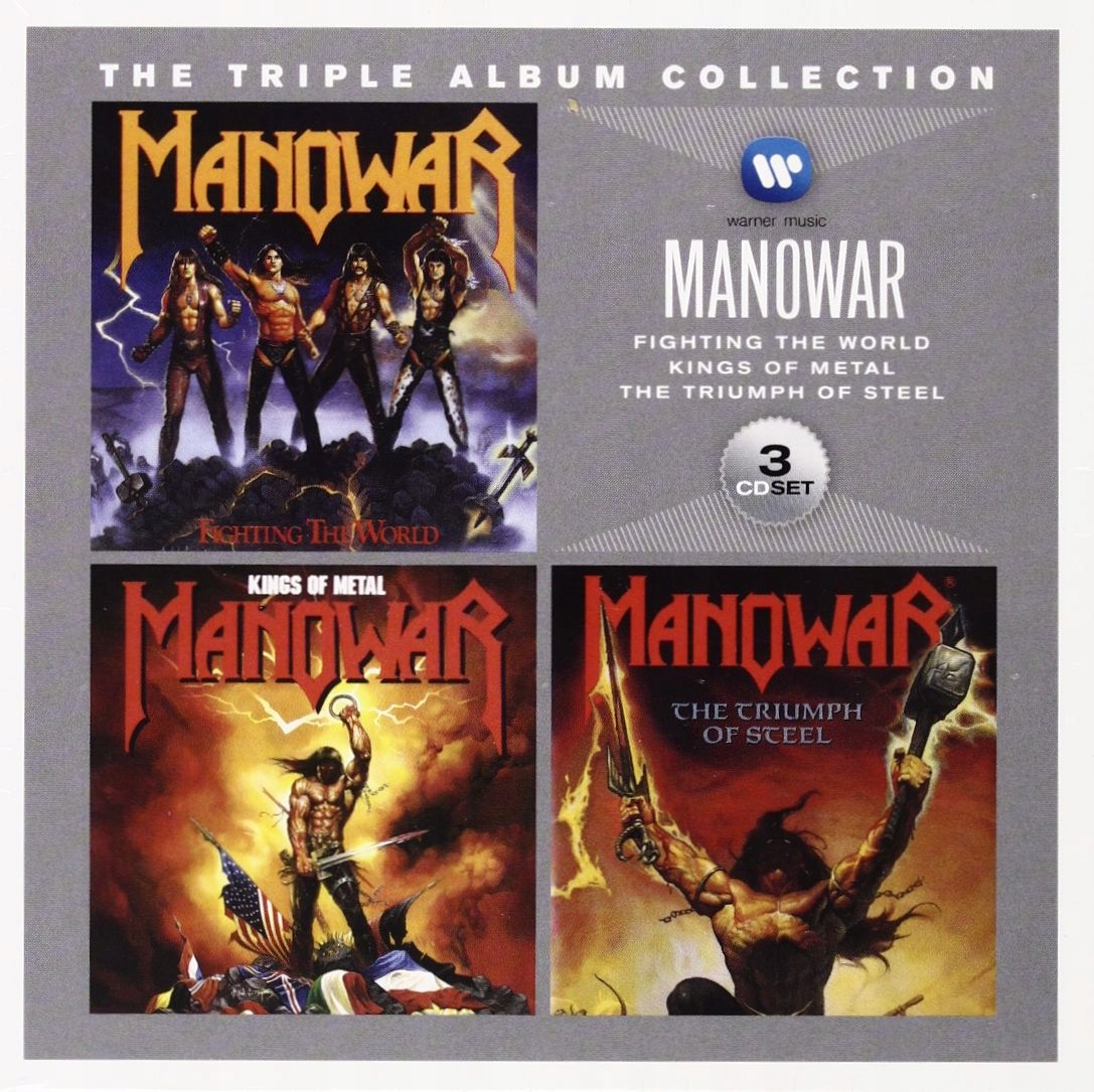 MANOWAR: THE TRIPLE ALBUM COLLECTION (3CD