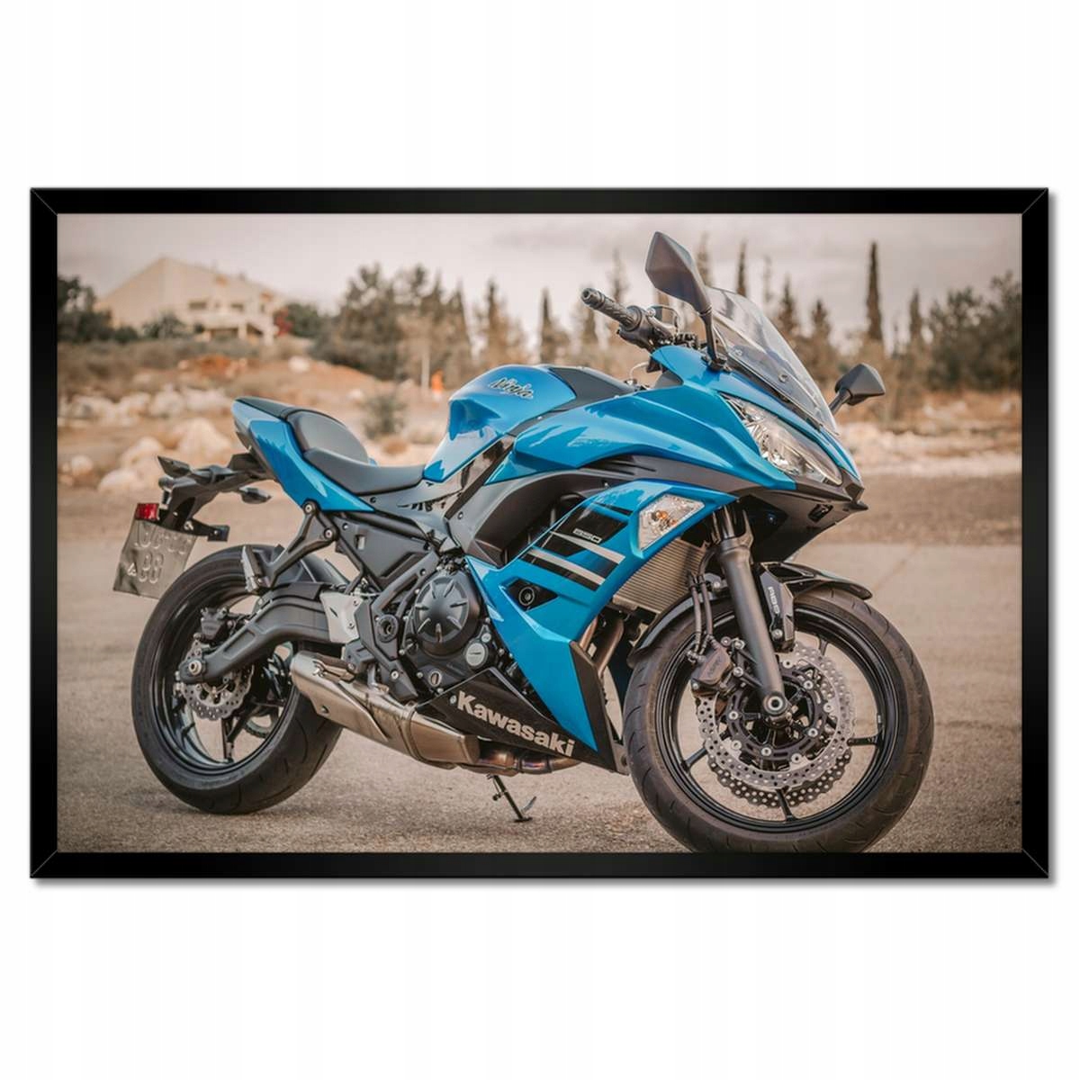 Plakáty v rámu 60x40 Motocykl Kawasaki Ninja