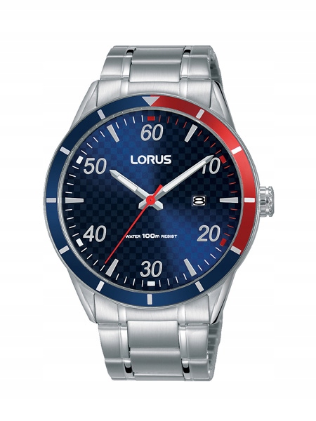 Męski zegarek Lorus 10 BAR datownik RH921KX-9