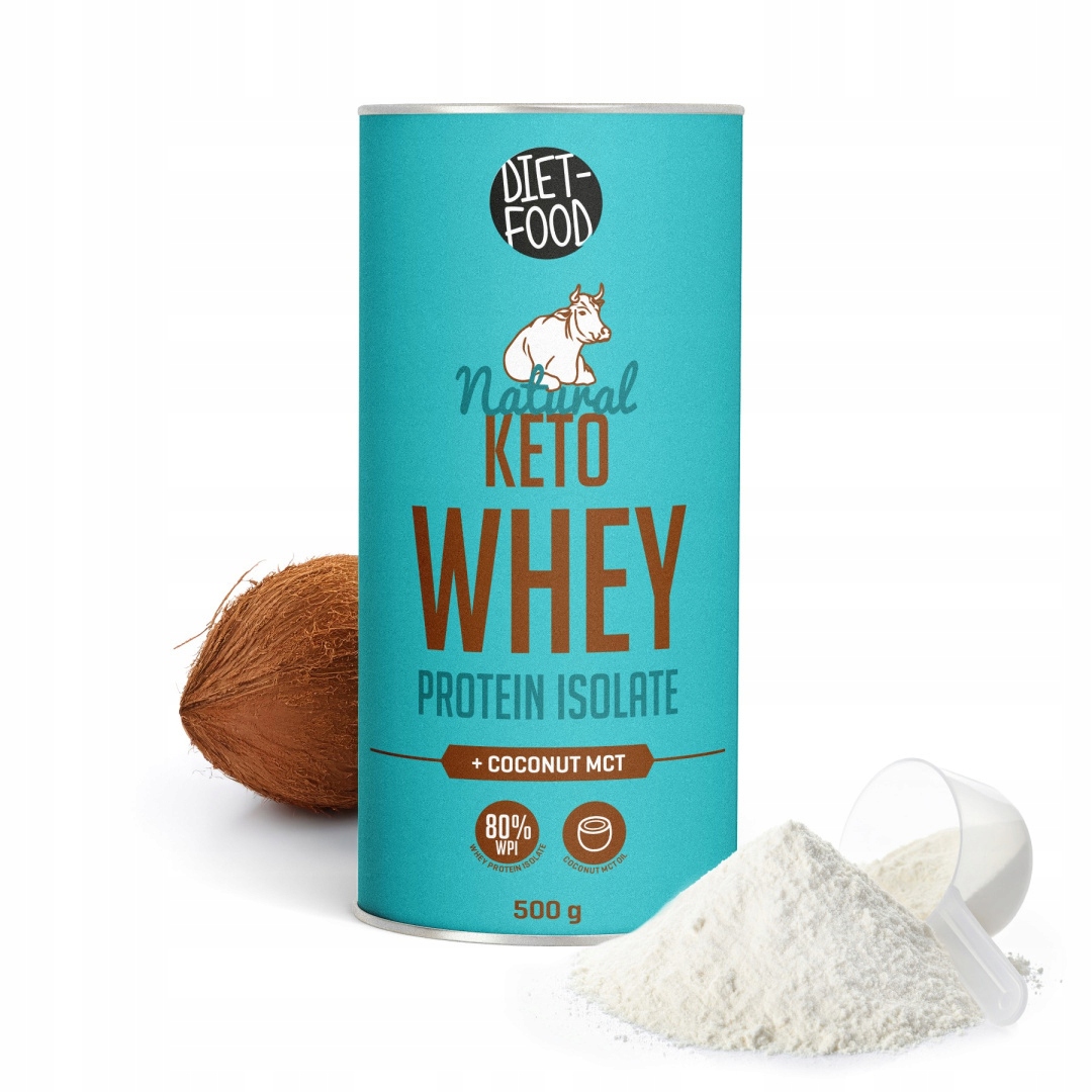 Diet-food Keto Izolát Syrovátkový Protein s kokosovým olejem Mct 500 g