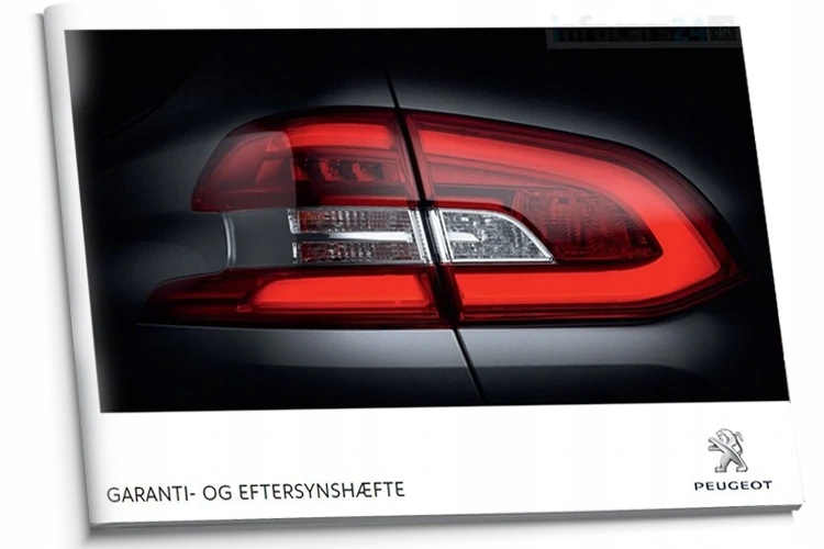 Peugeot Dánská servisní kniha 2013-2014