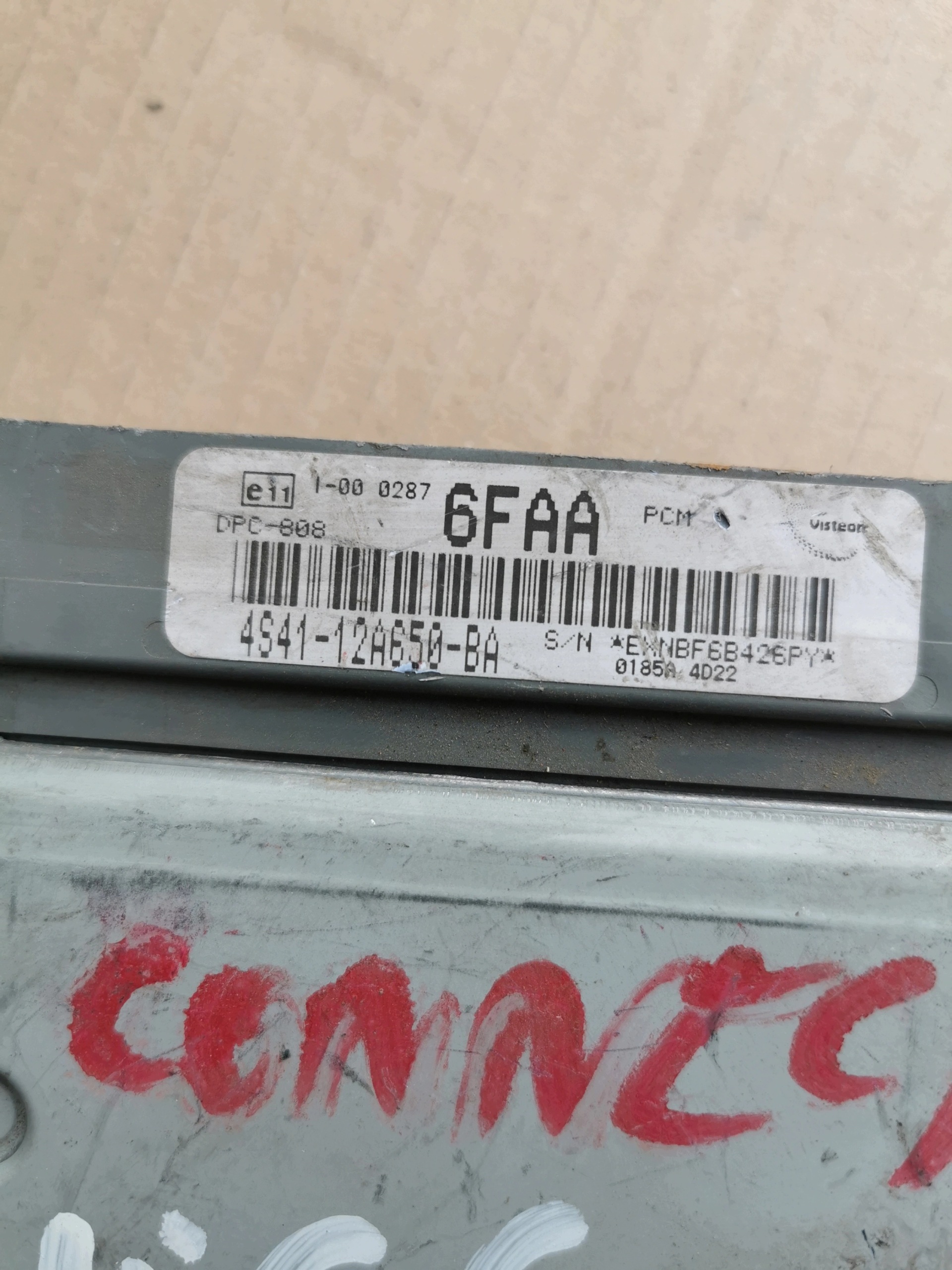 FORD FUSION unité de commande électronique uce module moteur 4S41-12A650-BA 0185A4D22