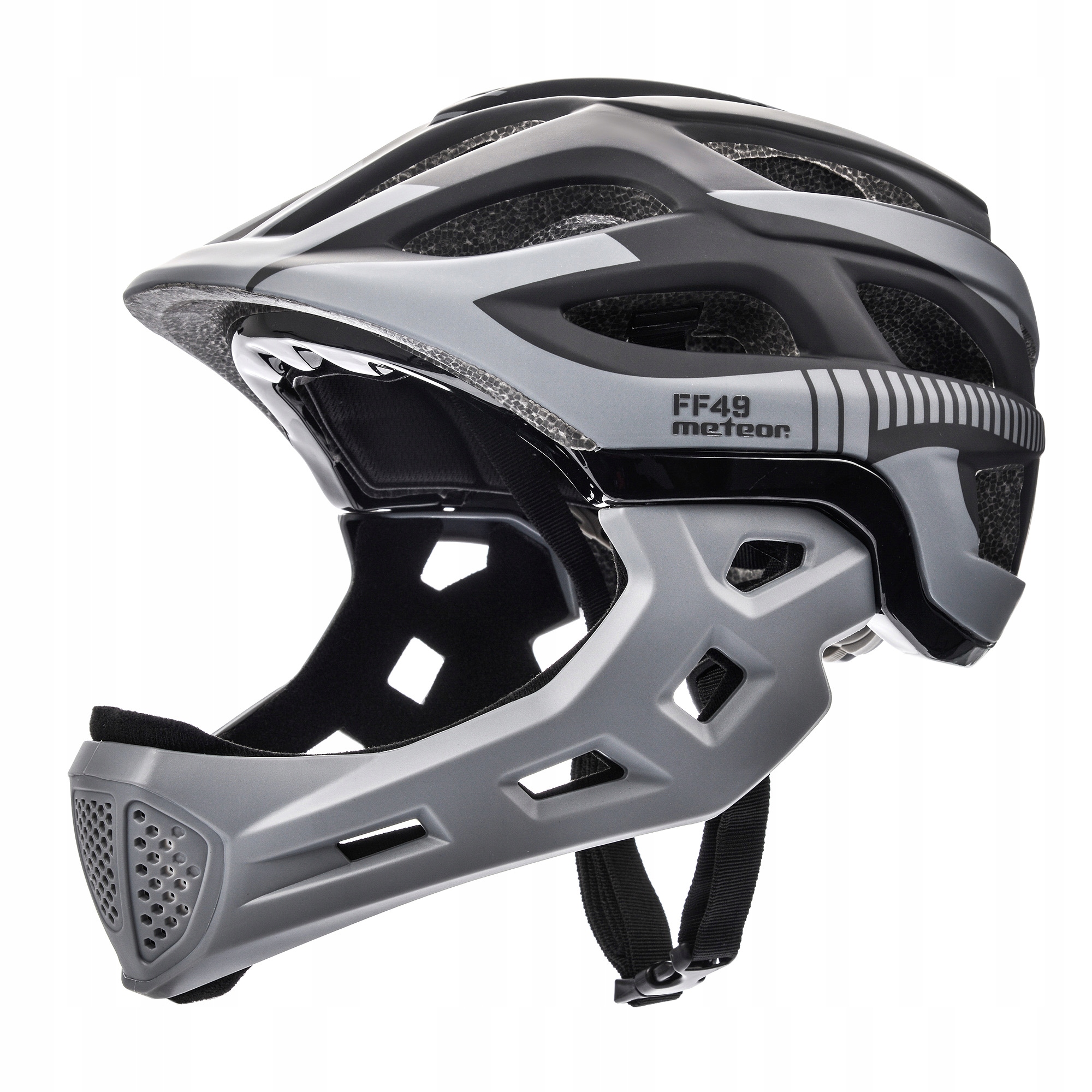 

Kask Rowerowy Meteor Full Face FF49 M 48-56 szary