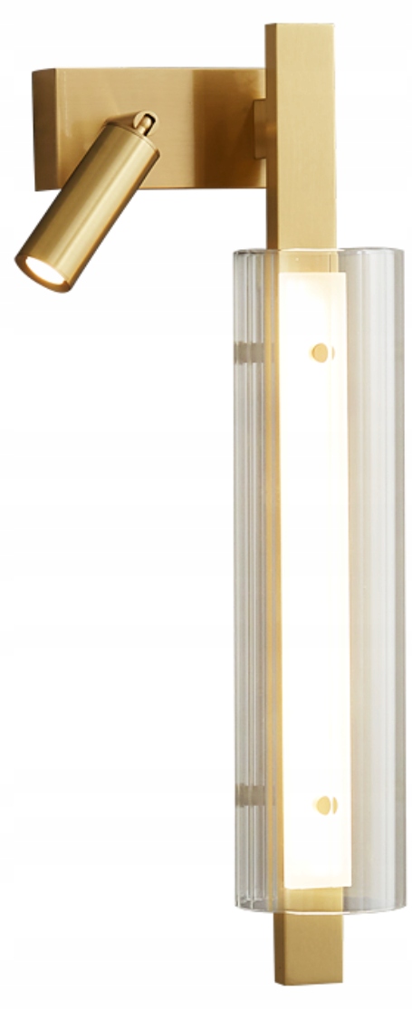 Selena nástenná lampa 47 cm lineárna Led 6 W minimalistická, moderná zlatá