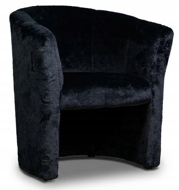 Křeslo do ložnice obývacího pokoje Kancelář kadeřníka Hotelu Cafe měkká tkanina černá