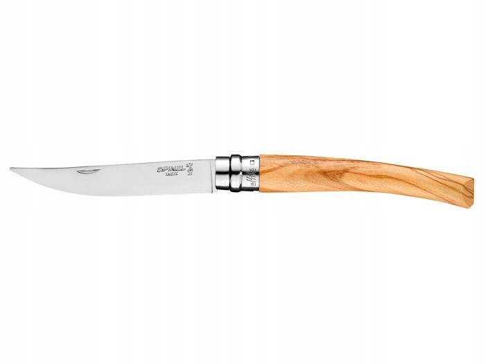 Opinel Effilé No.10 Slim Olive Mirror 002562 nůž 10 cm 12C27 Virobloc