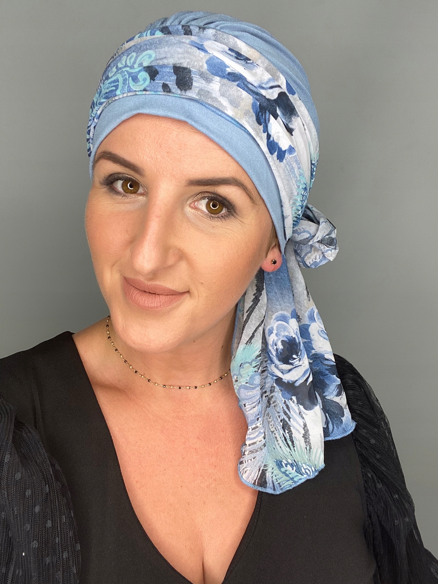 Turban Blanca Mousseline Bambus - Chusta 5/05