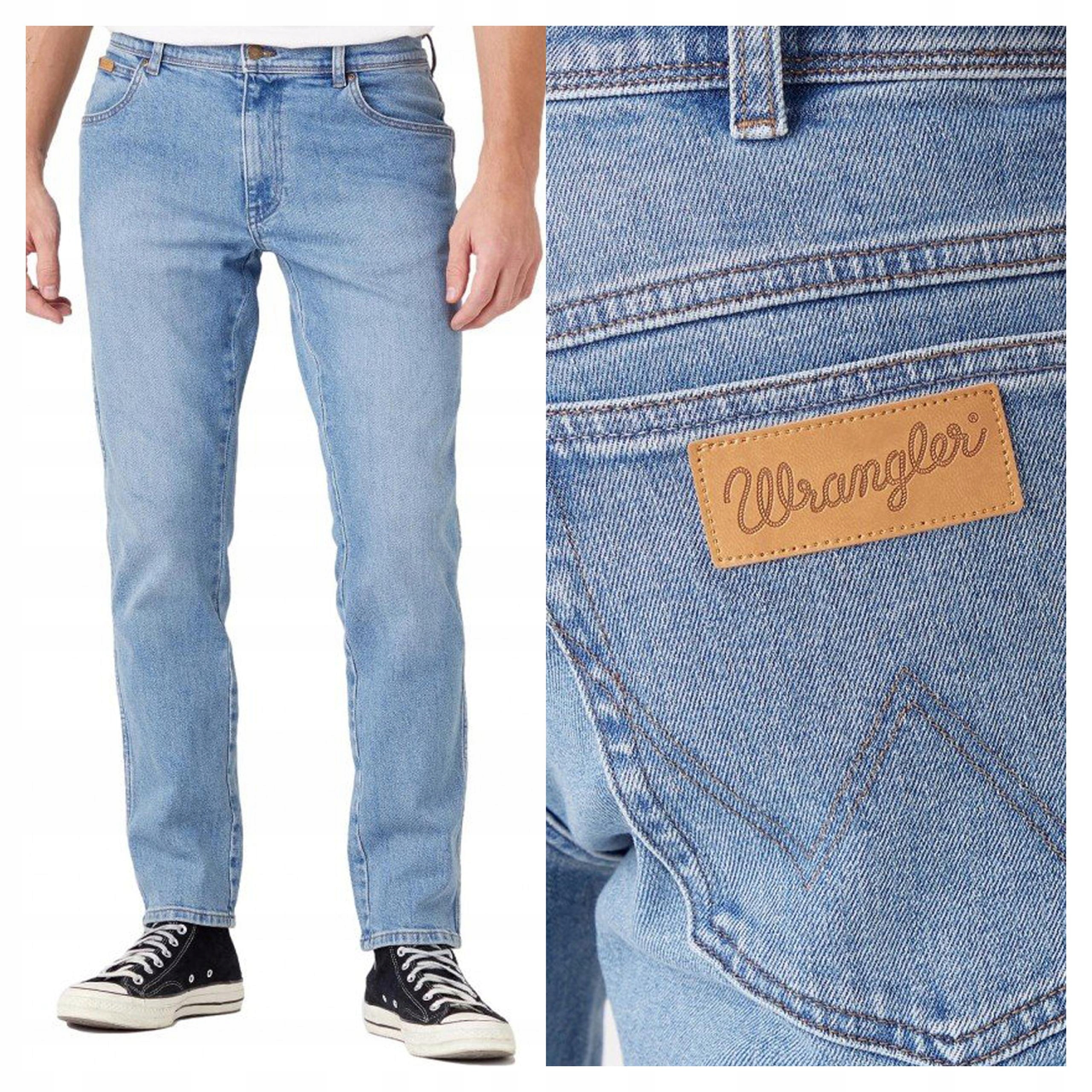 Wrangler Texas Slim Pánské Džínové Kalhoty W32 L34