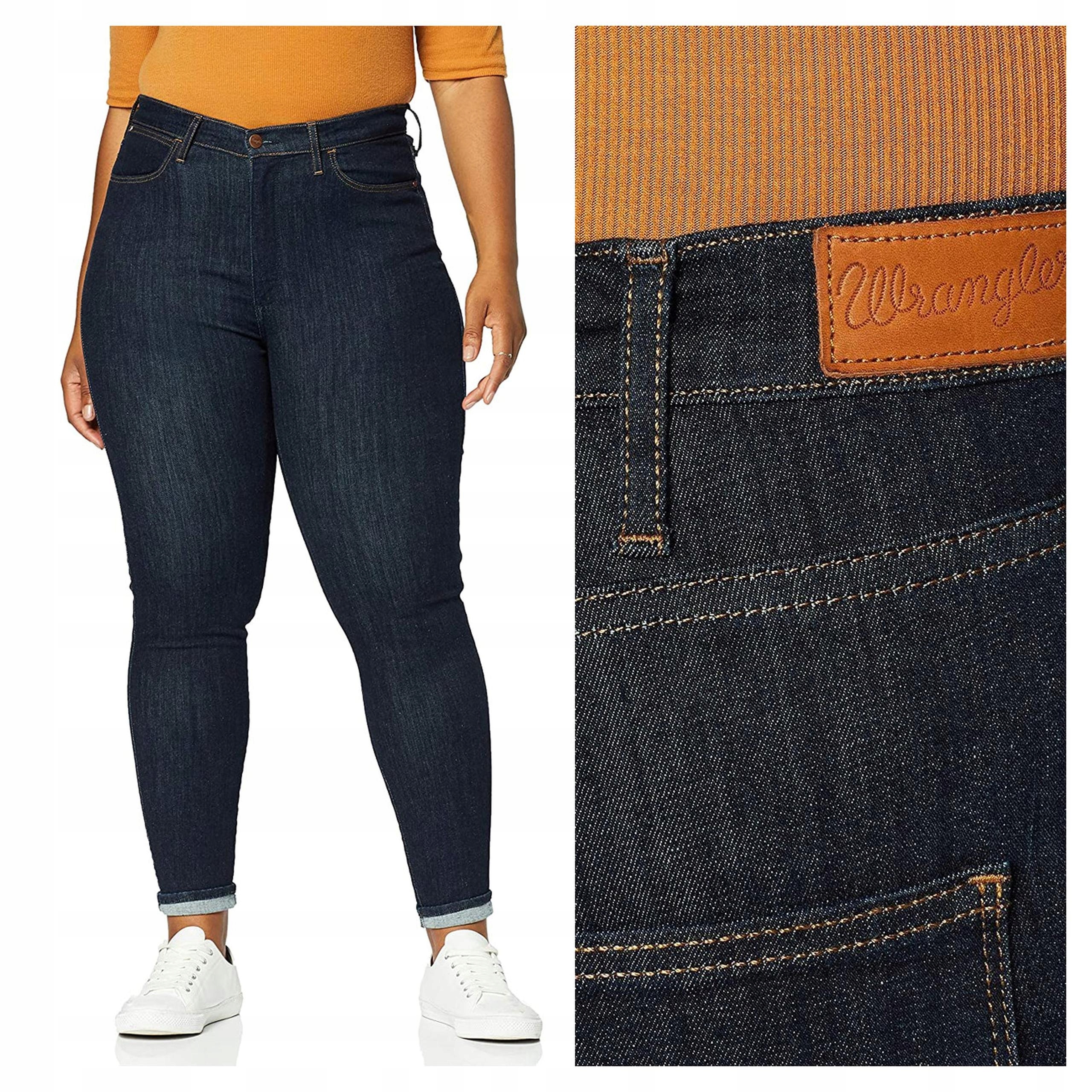 Wrangler Plus Size Dámské Džínové Kalhoty W42 L32