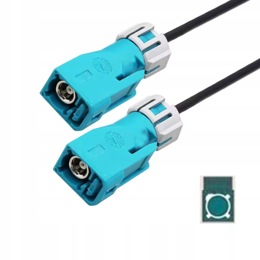 Kabel Fakra S zásuvkou Waterproof RG174 9 m