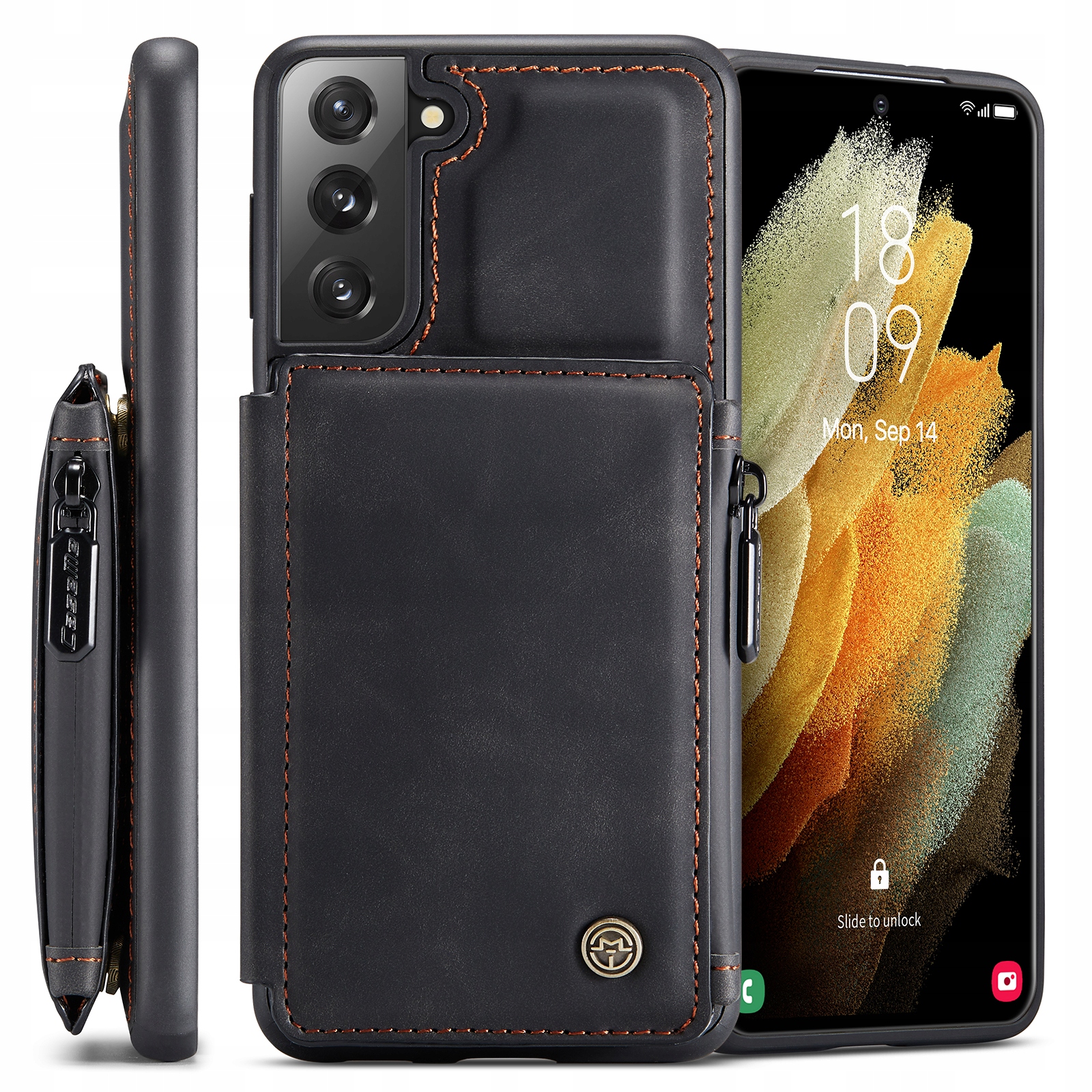 

Caseme Pocket Etui Portfel Pokrowiec Do Galaxy S21